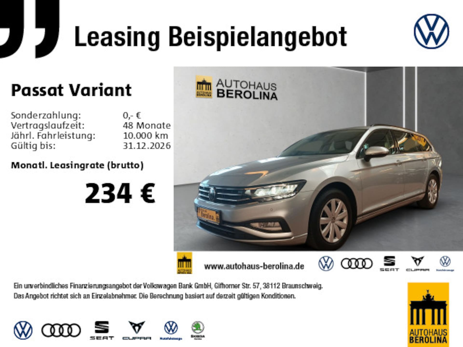 Volkswagen Passat Variant Basis-Modell
