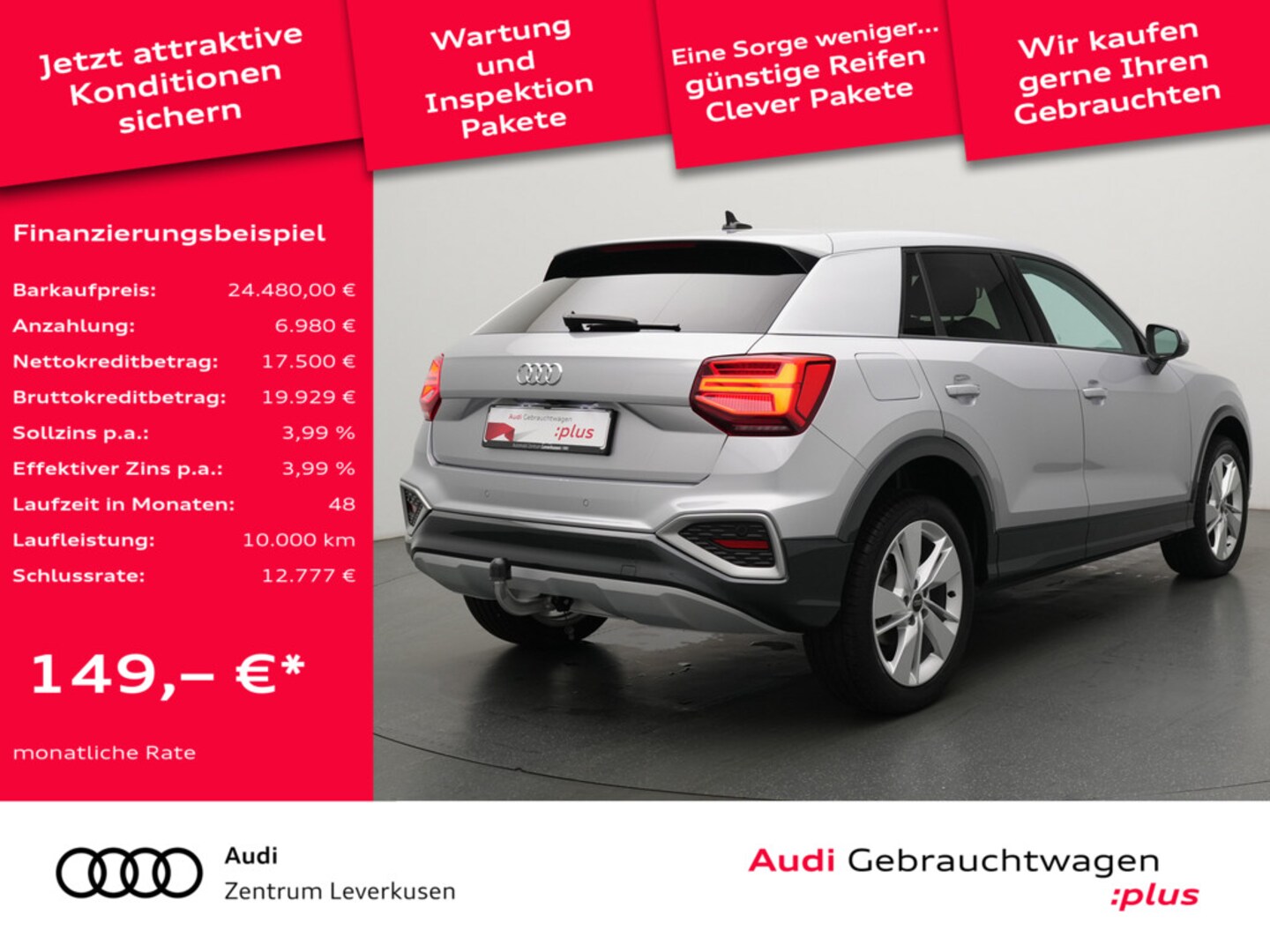Bild über Audi Q2 advanced 30 TDI Schaltgetriebe - für weitere Informationen kontaktieren Sie den Audi Partner