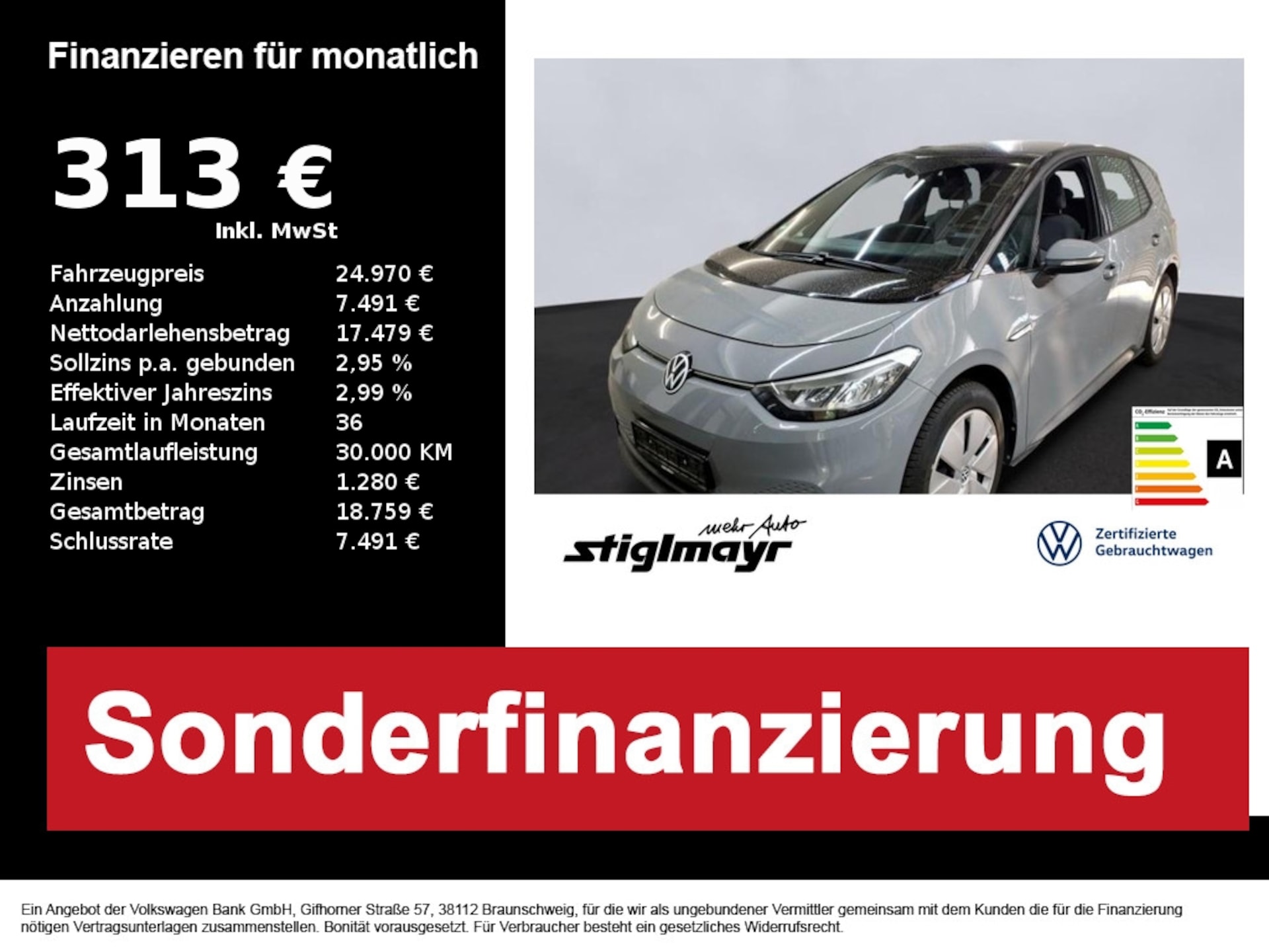 Volkswagen ID.3 — Volkswagen ID.3 ID.3 Pro Performance 62-kWh+LED+NAVI+SITZHZG