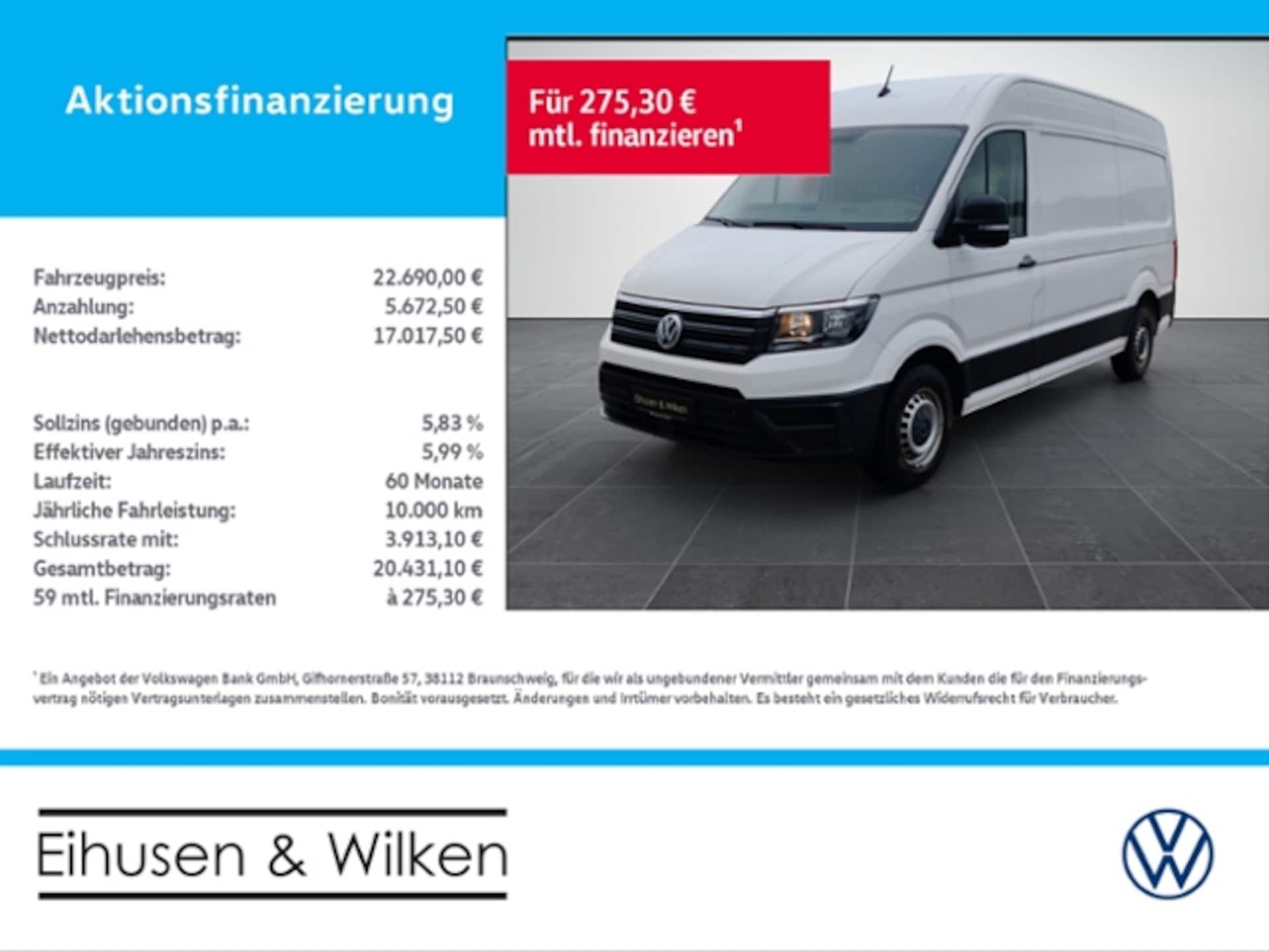 Volkswagen Crafter Kasten mittlerer Radstand