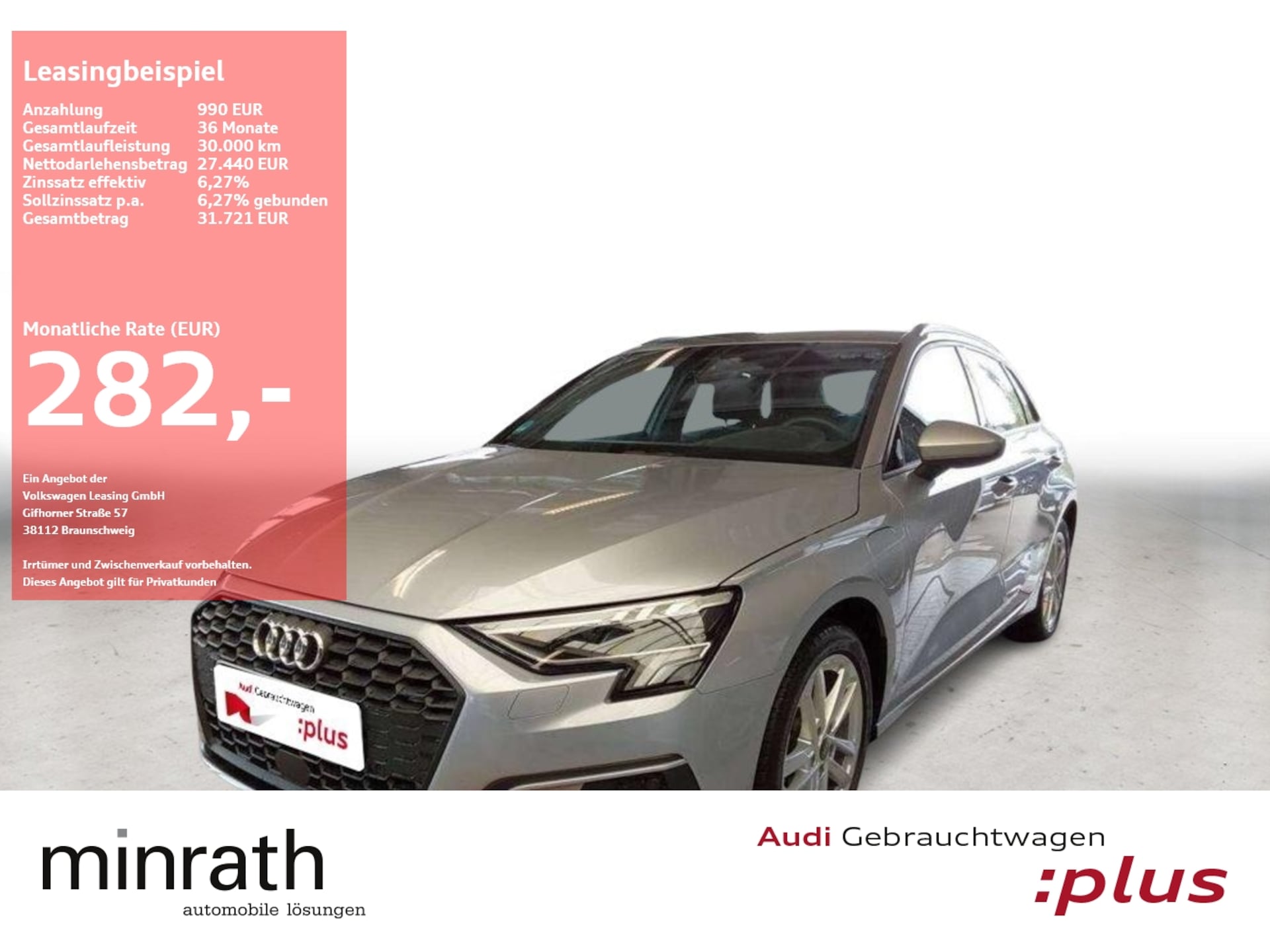 Audi A3 Sportback TFSI e