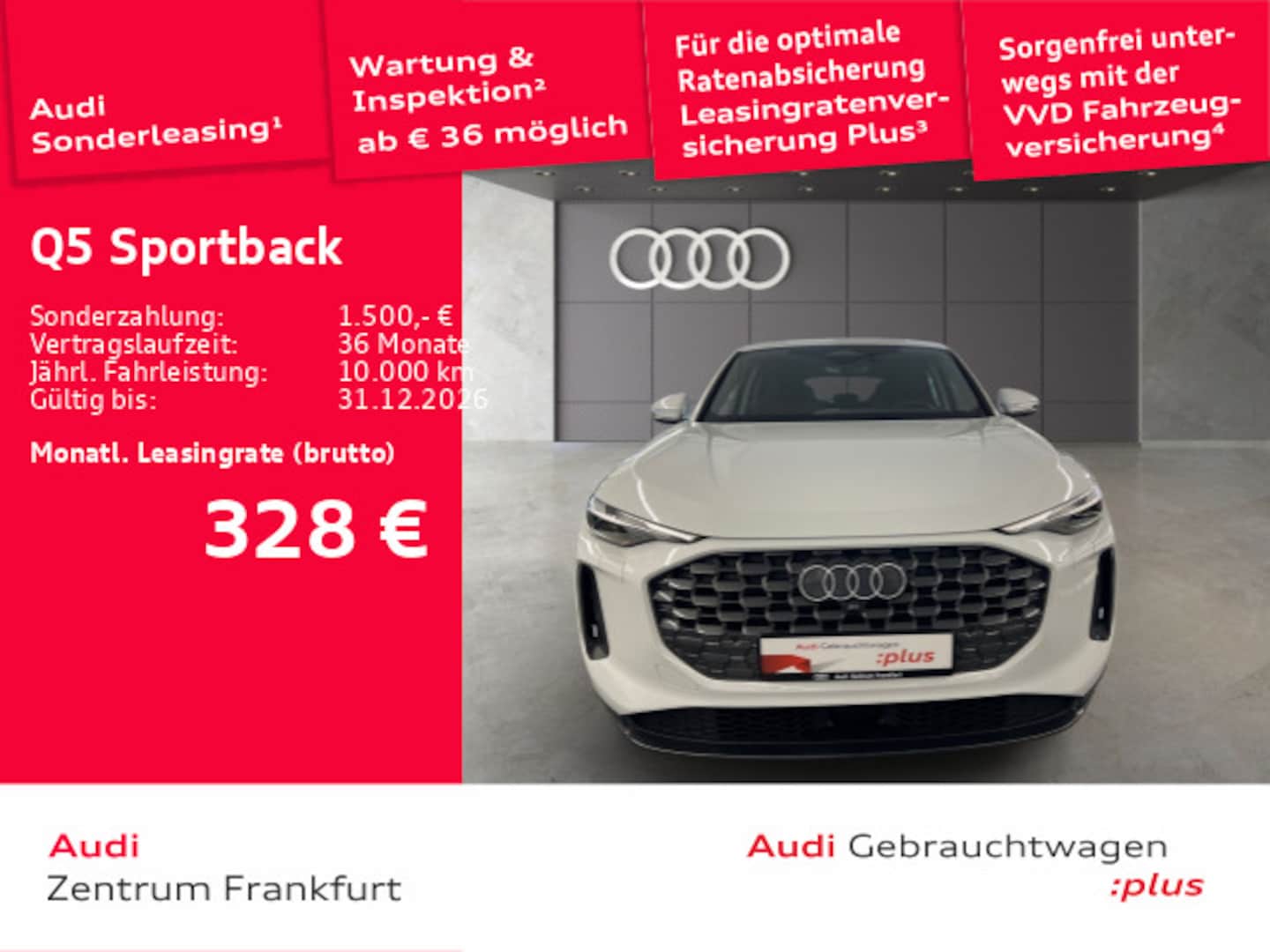 Bild über Audi Q5 Sportback TFSI quattro 150 kW S tronic - für weitere Informationen kontaktieren Sie den Audi Partner