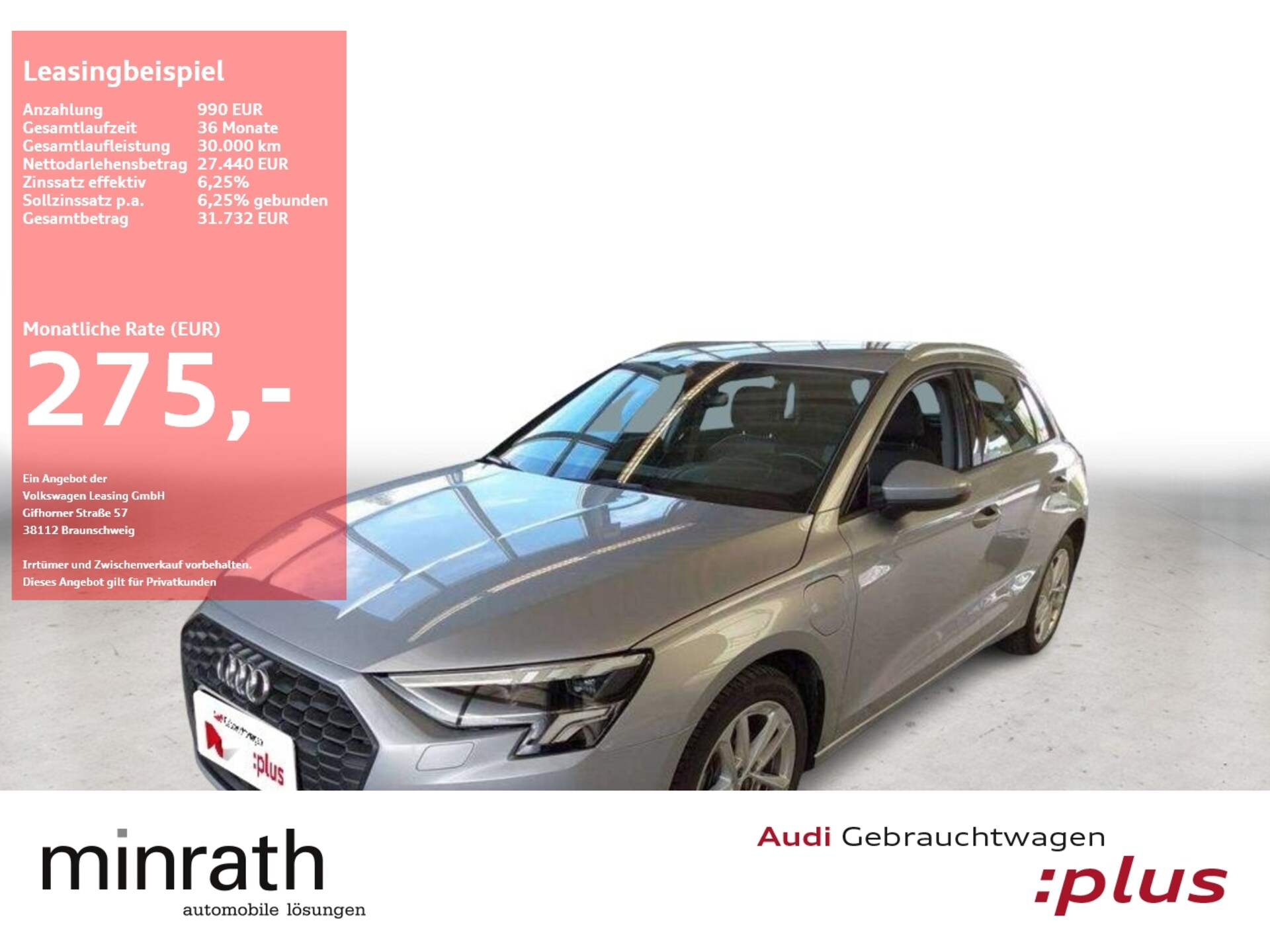 Audi A3 Sportback TFSI e
