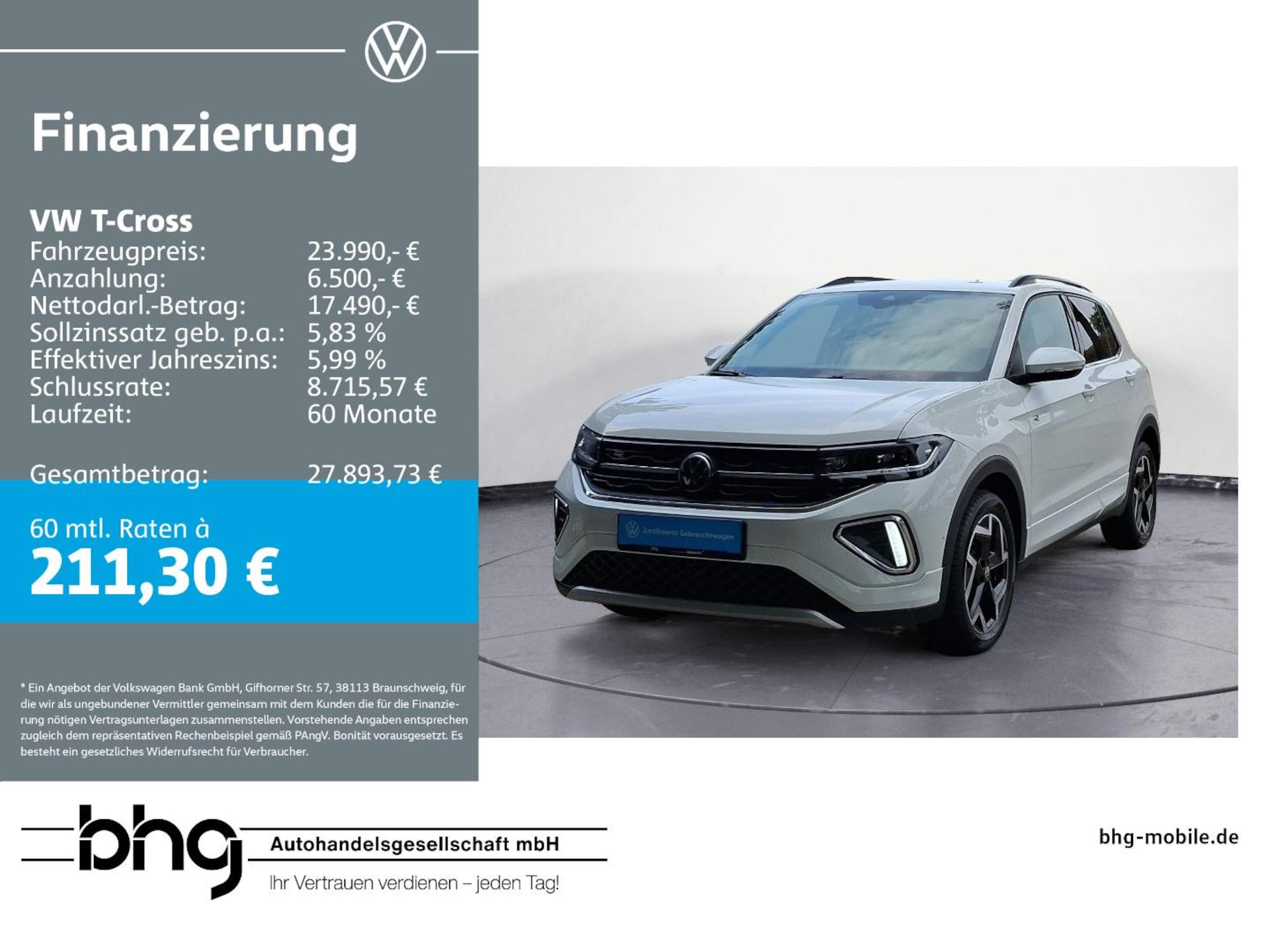 Volkswagen T-Cross R-Line
