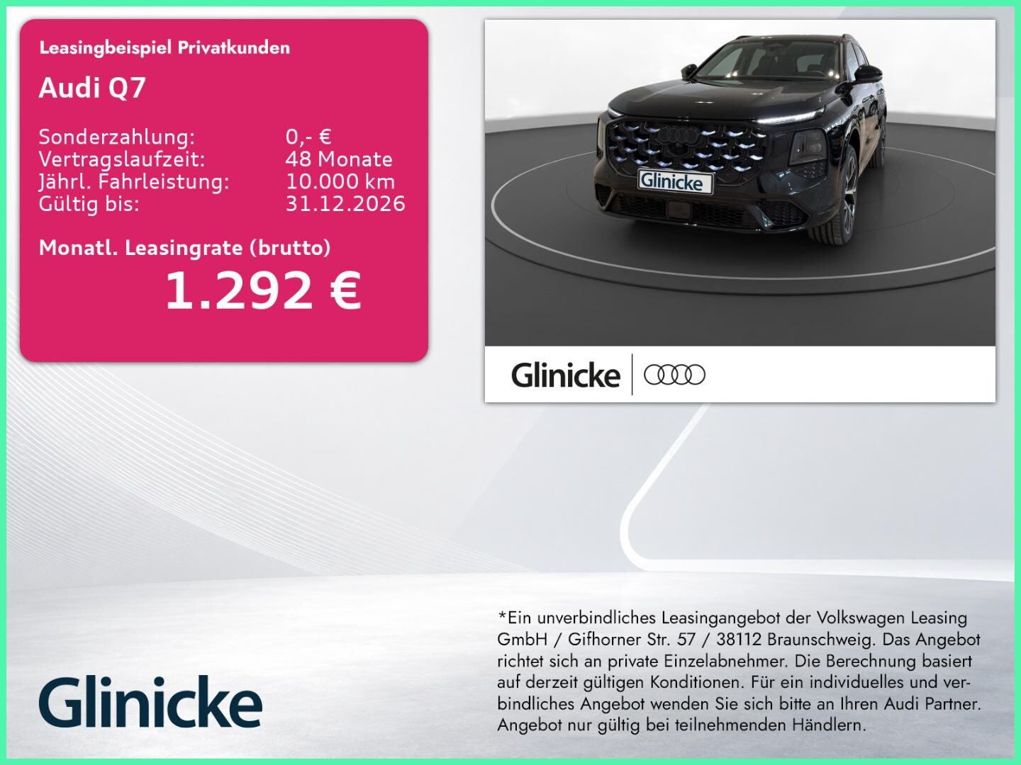 Bild über Audi Q7 SUV TDI quattro 220 kW tiptronic - für weitere Informationen kontaktieren Sie den Audi Partner