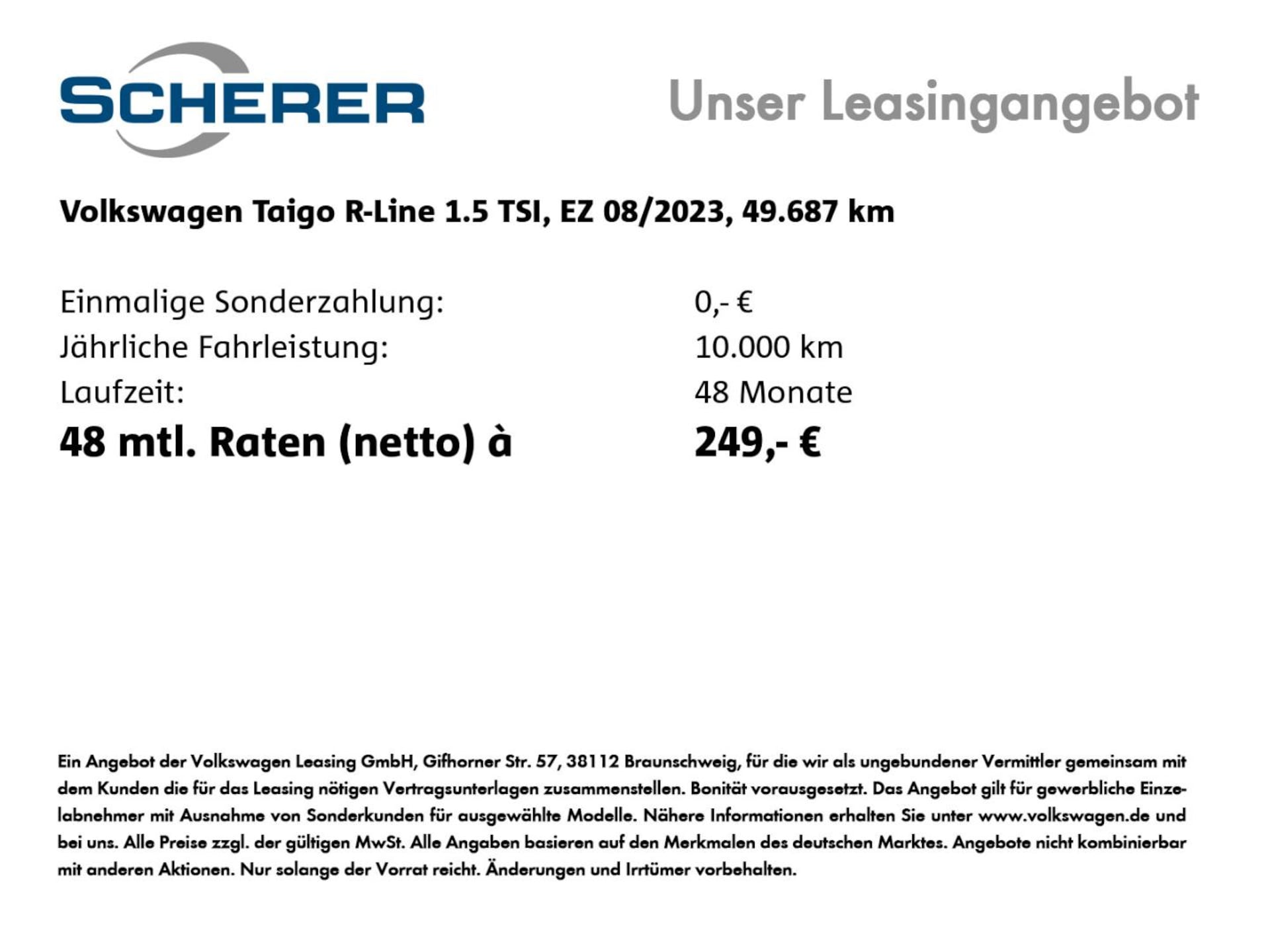 Volkswagen Taigo R-Line