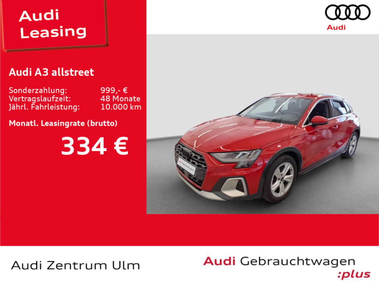 Bild über Audi A3 allstreet 35 TFSI S tronic - für weitere Informationen kontaktieren Sie den Audi Partner