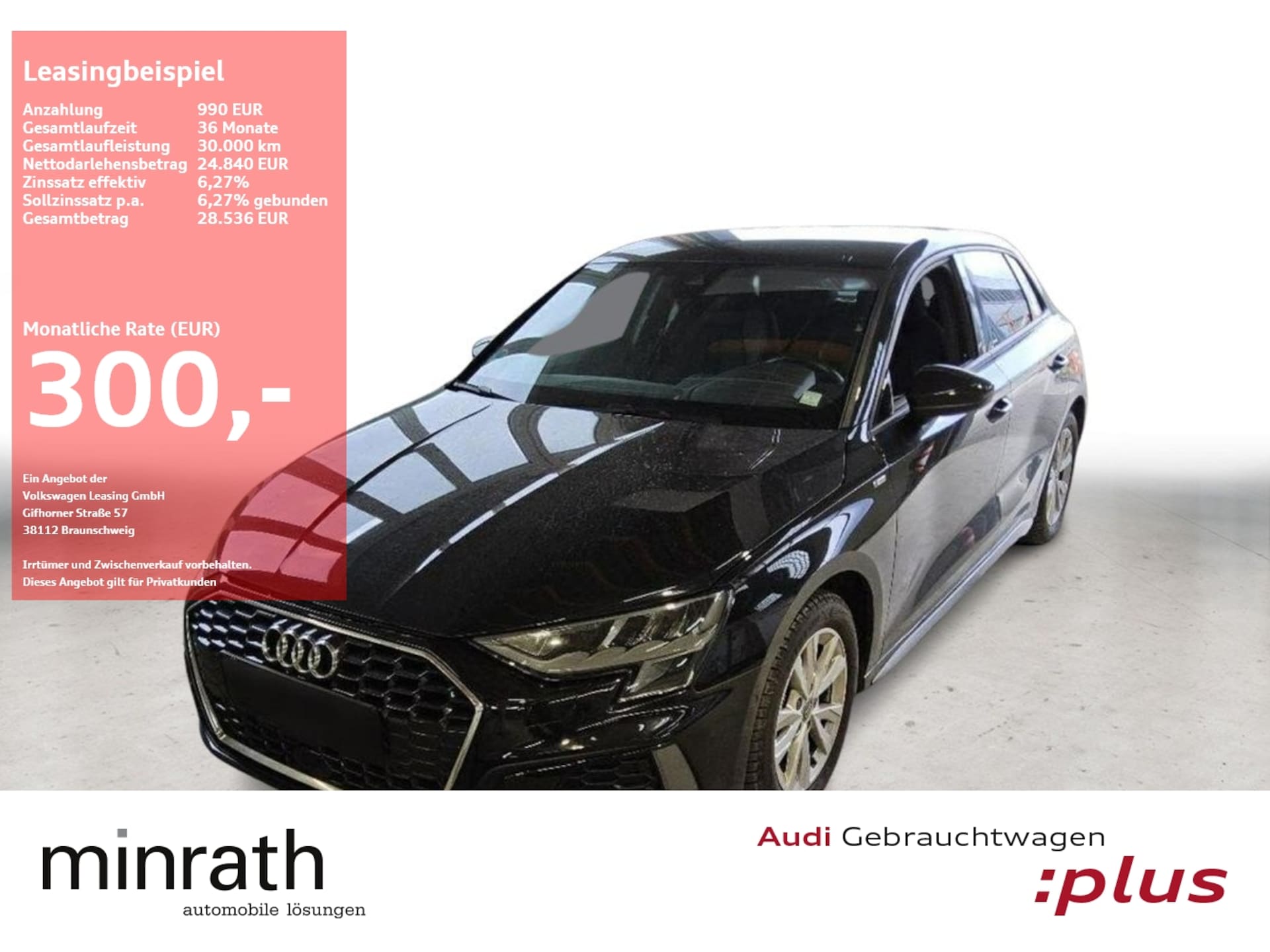 Audi A3 Sportback S line