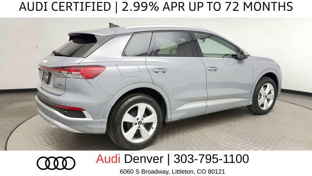 Certified 2024 Audi Q4 e-tron Premium Plus with VIN WA1L2BFZ3RP022047 for sale in Littleton, CO