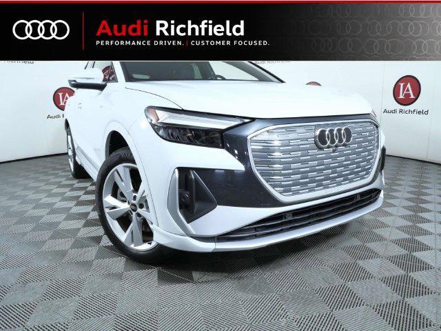 Used 2023 Audi Q4 e-tron Premium Plus with VIN WA1L2BFZ3PP041436 for sale in Richfield, Minnesota