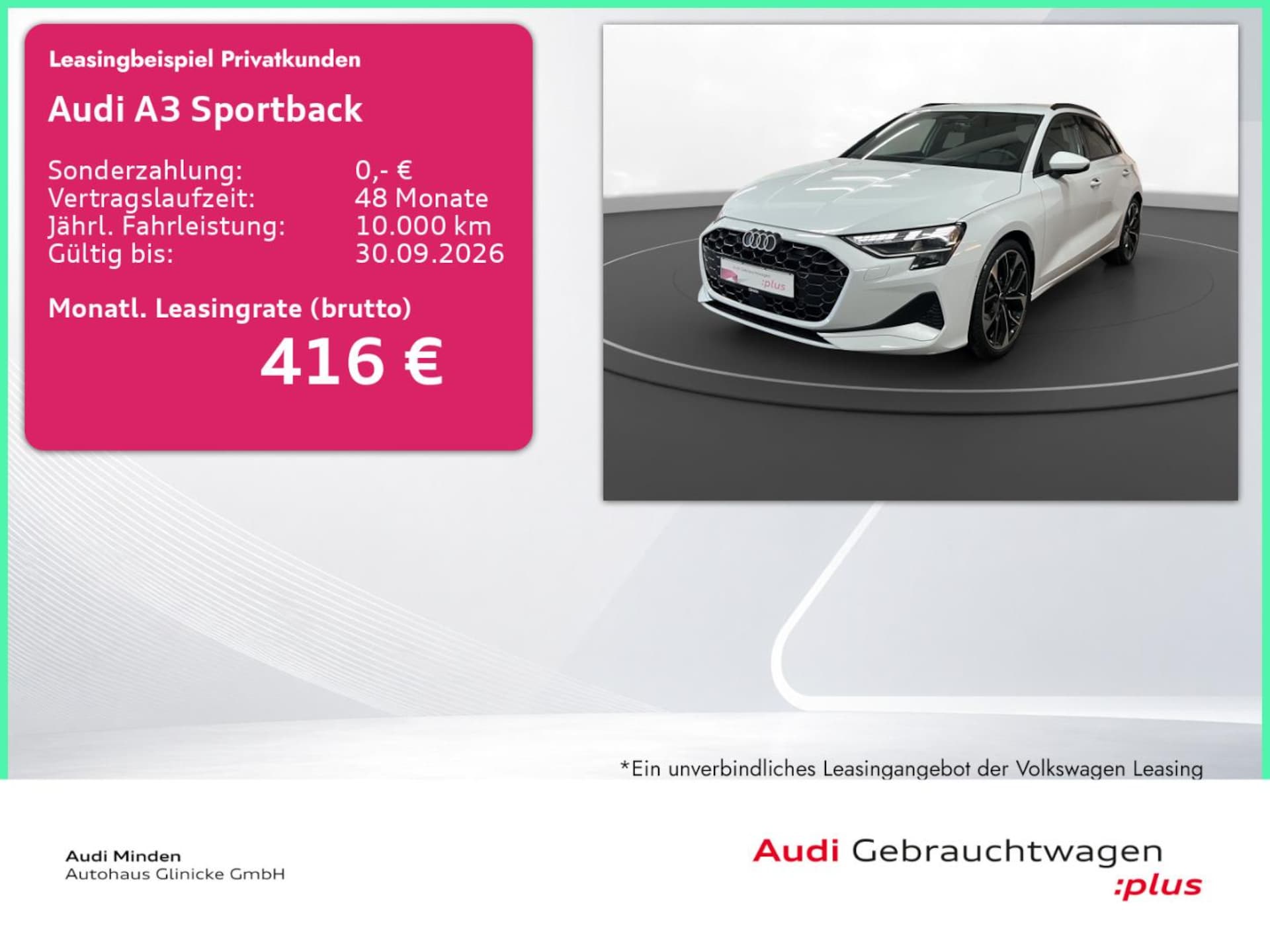 Audi A3 Sportback Advanced