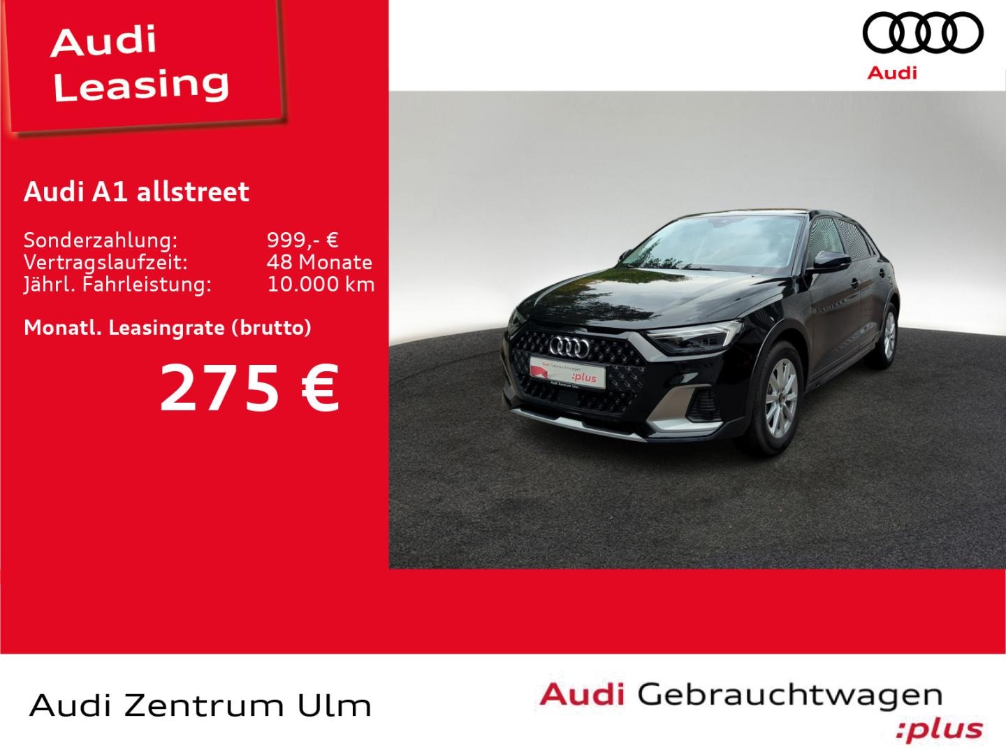 Bild über Audi A1 allstreet 30 TFSI Schaltgetriebe - für weitere Informationen kontaktieren Sie den Audi Partner