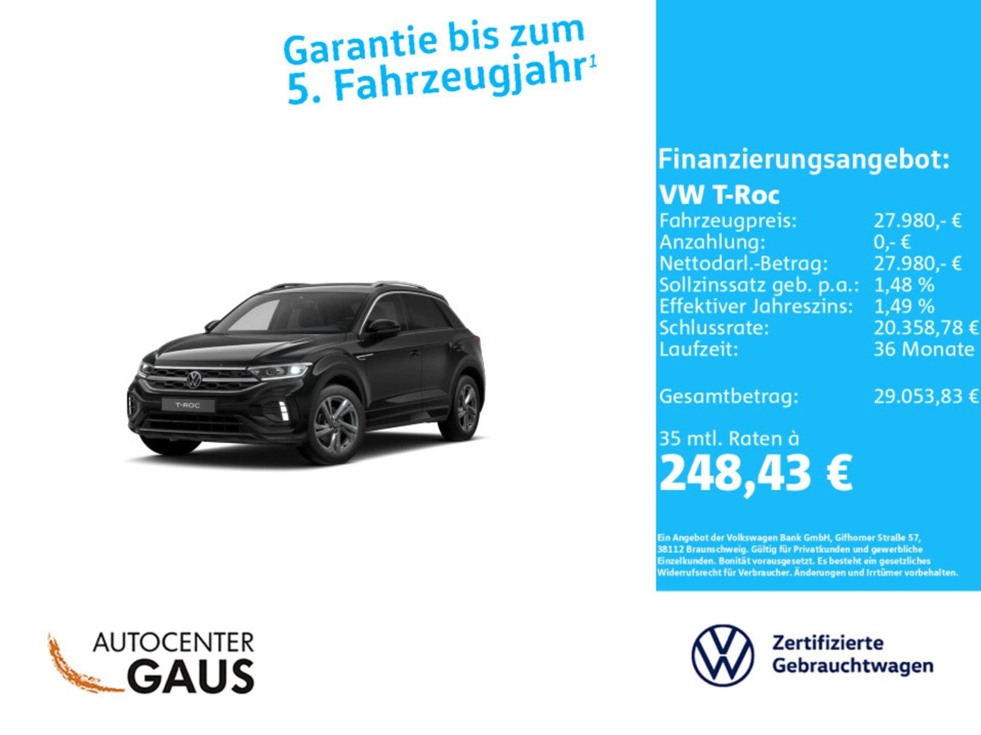 Volkswagen T-Roc R-Line