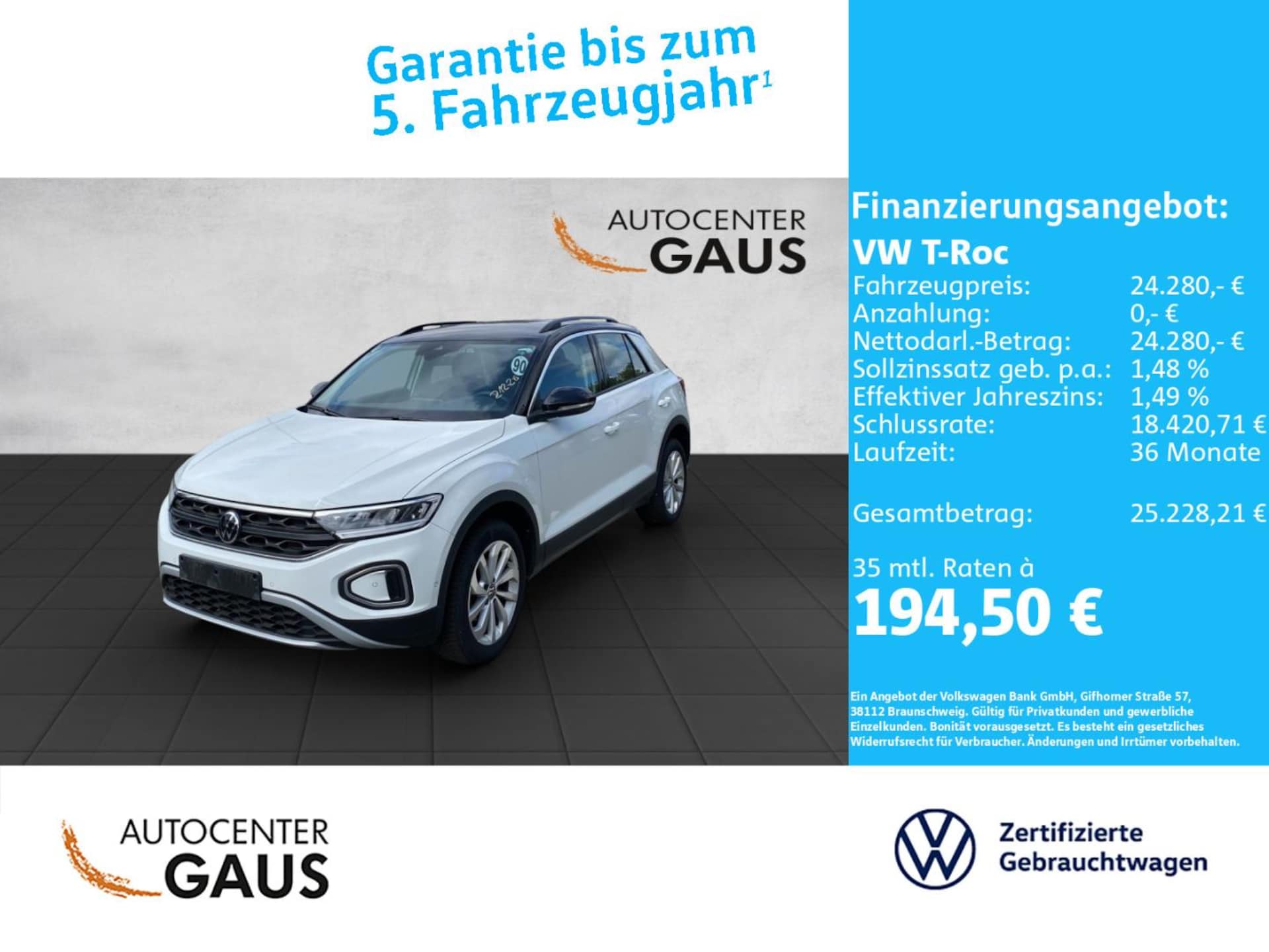 Volkswagen T-Roc Life
