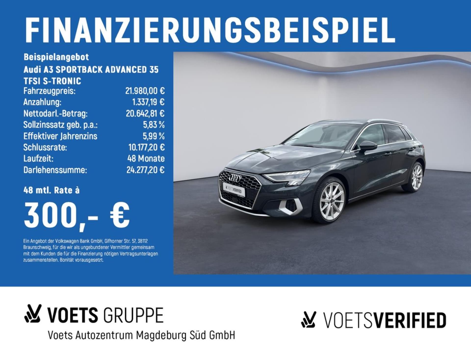 Audi A3 Sportback 2022