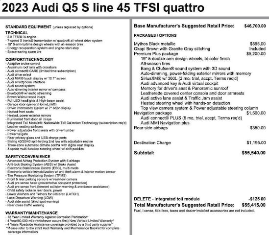 2023 Audi Q5
