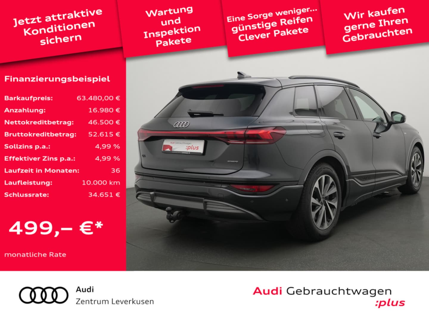 Bild über Audi Q6 SUV e-tron e-tron quattro - für weitere Informationen kontaktieren Sie den Audi Partner