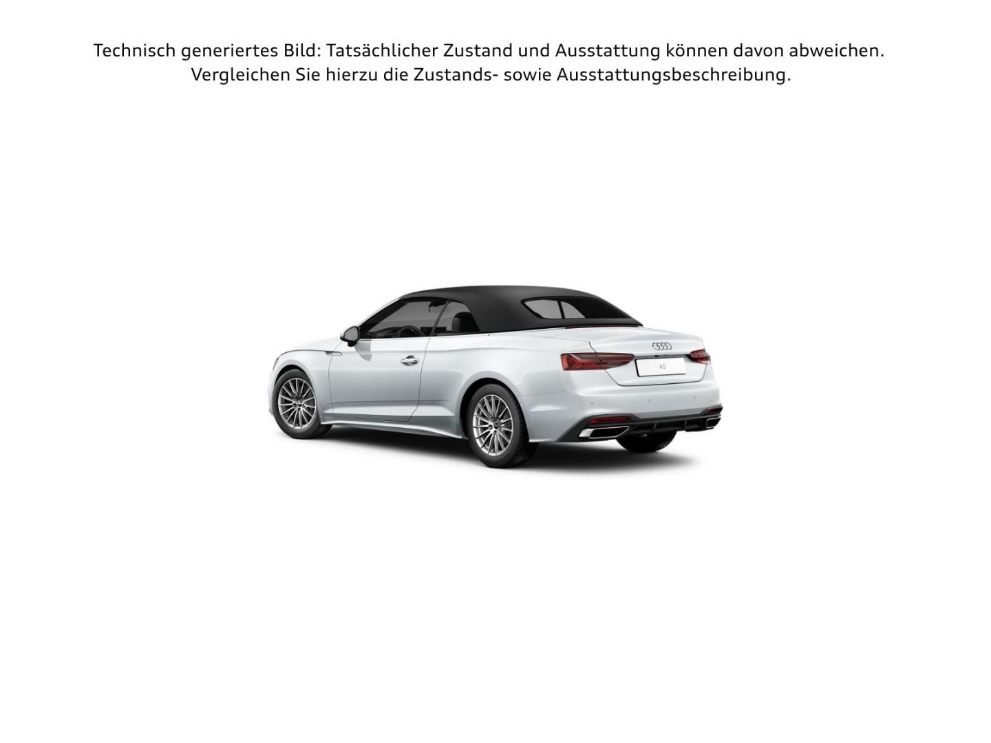 Bild über Audi A5 Cabriolet 40 TFSI S tronic - für weitere Informationen kontaktieren Sie den Audi Partner