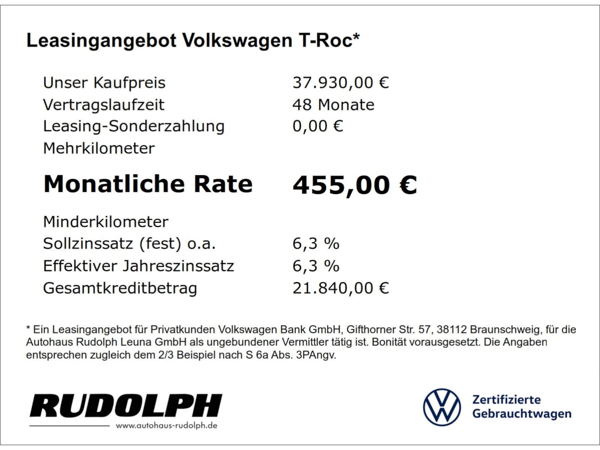 Volkswagen T-Roc Style