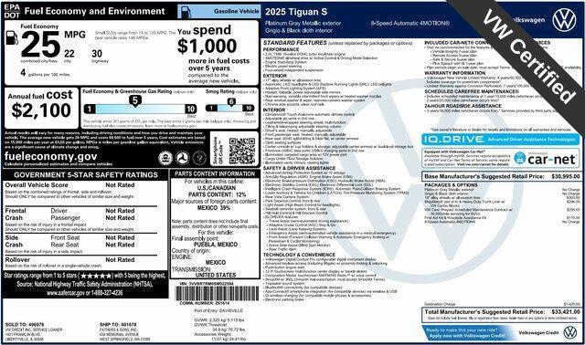 2025 Volkswagen Tiguan