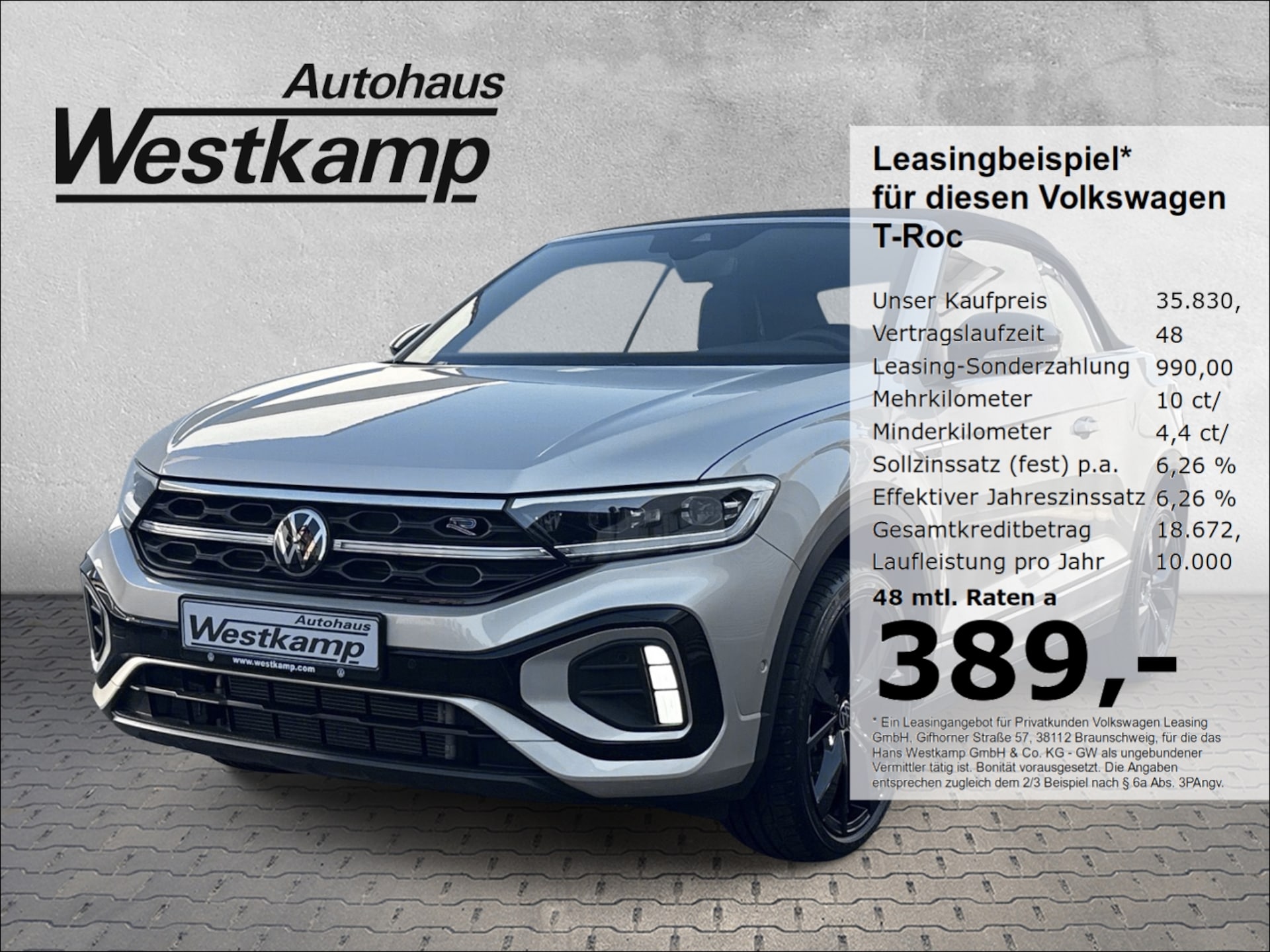 Volkswagen T-Roc Cabriolet R-Line