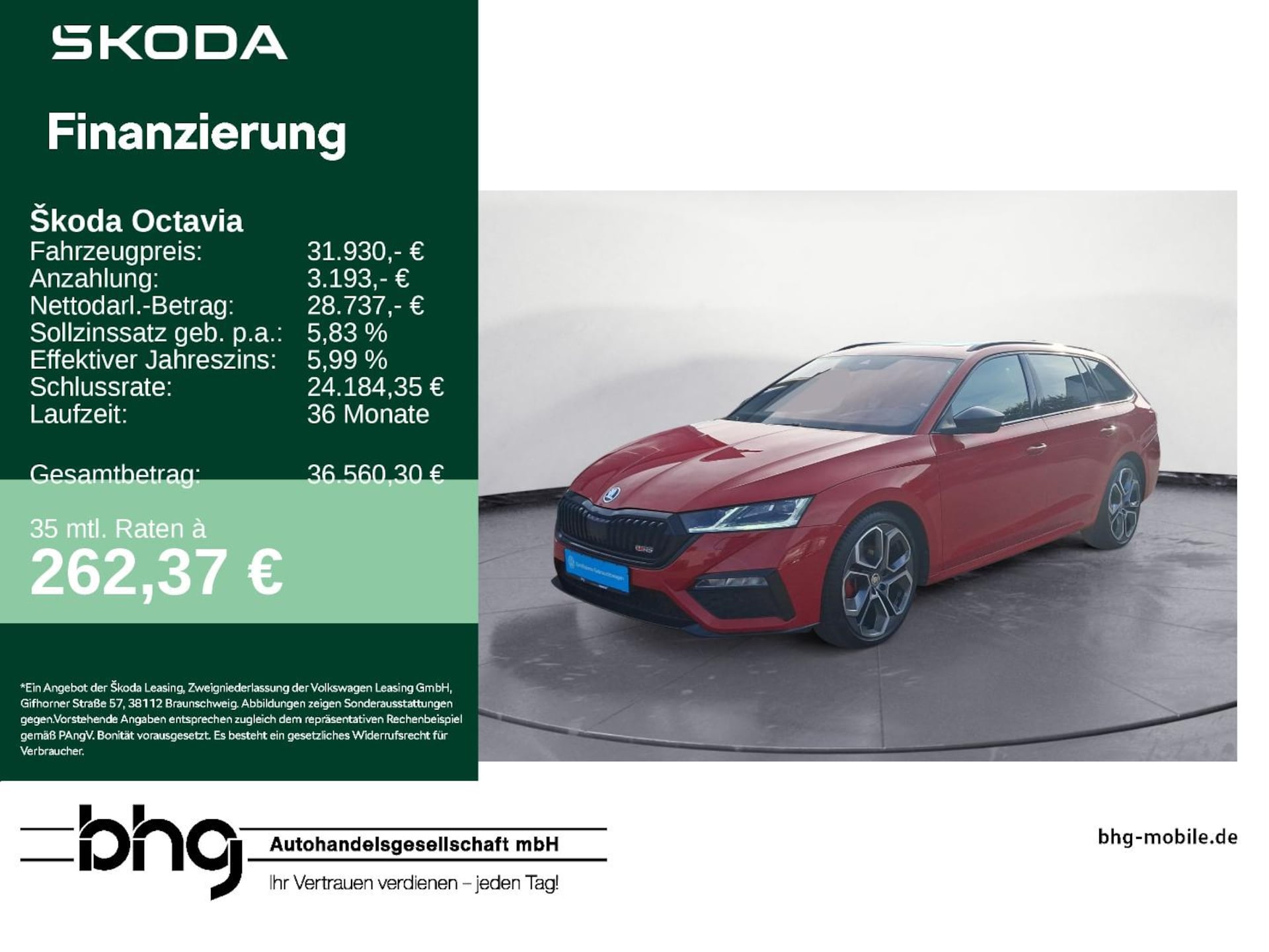 Skoda Octavia Combi 2024