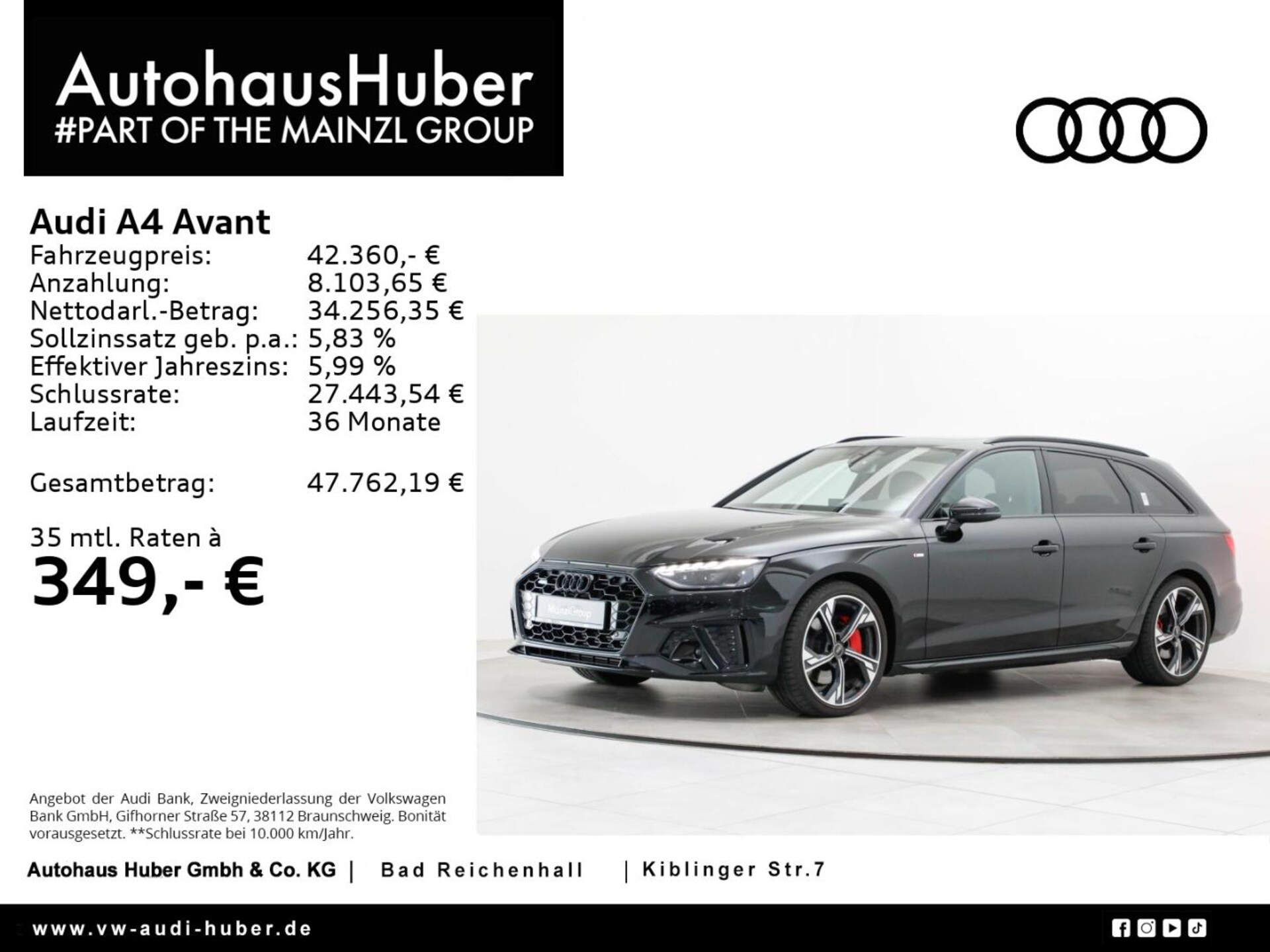 Audi A4 Avant S line