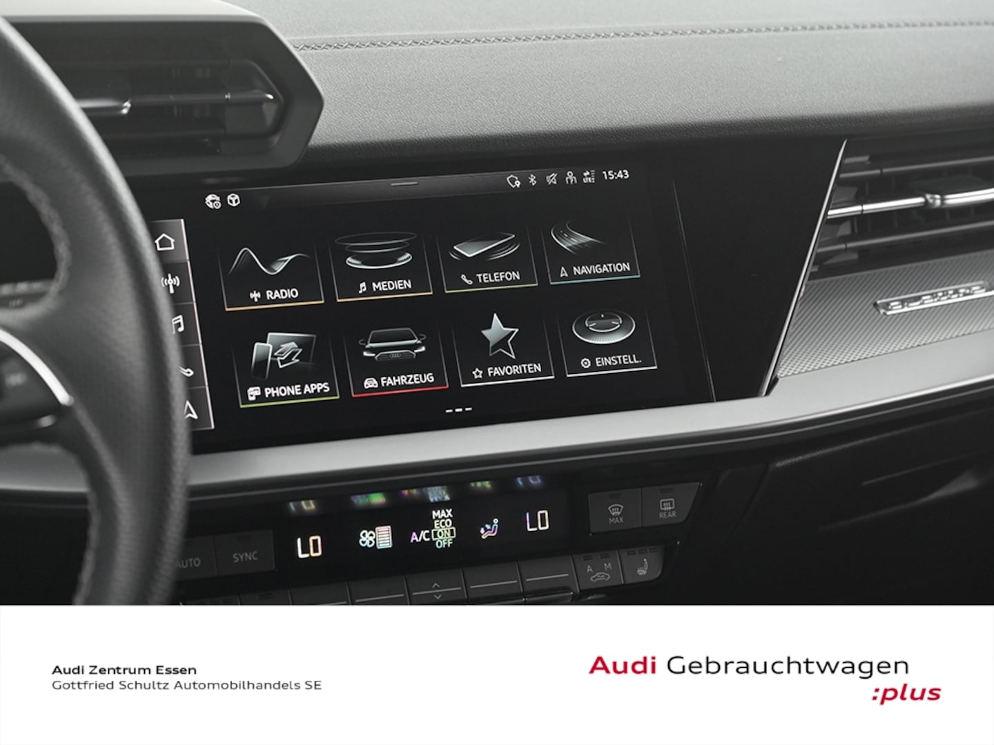 Bild über Audi A3 Sportback S line 40 TFSI quattro S tronic - für weitere Informationen kontaktieren Sie den Audi Partner