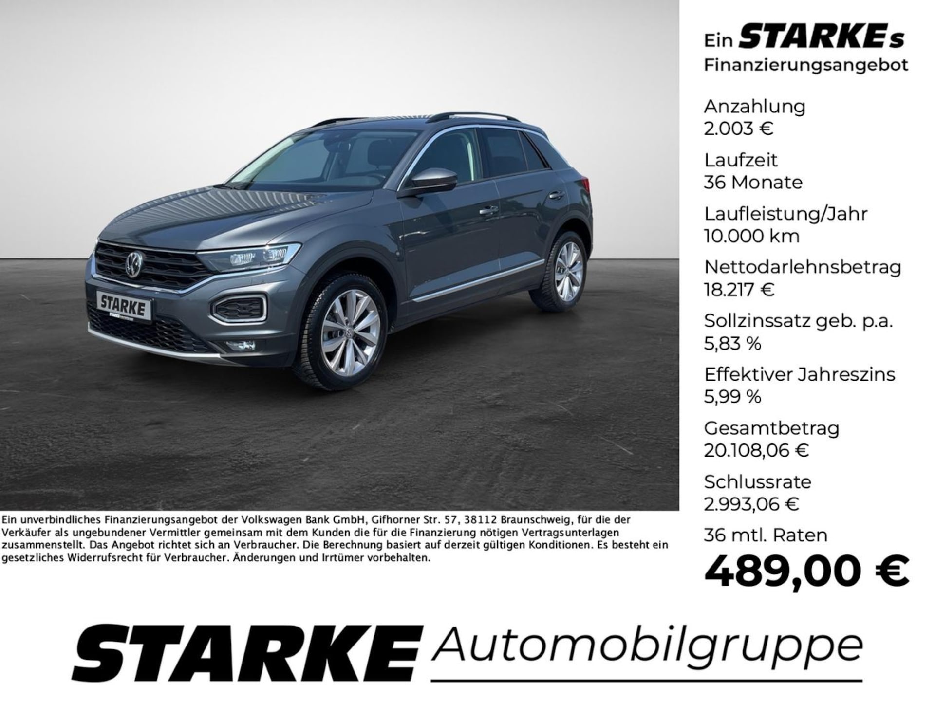 Volkswagen T-Roc Style