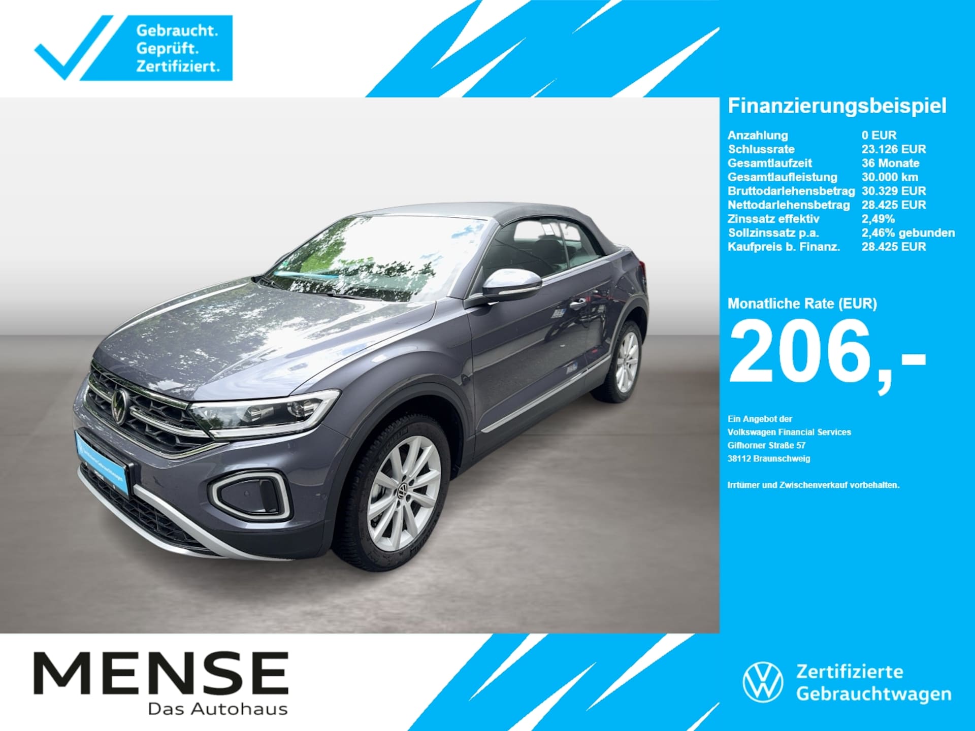Volkswagen T-Roc Cabriolet Style