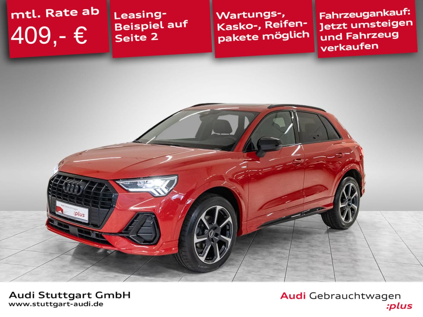 Bild über Audi Q3 TDI 110 kW S tronic - für weitere Informationen kontaktieren Sie den Audi Partner