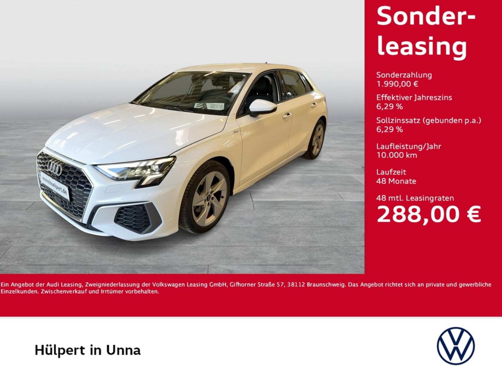Audi A3 Sportback S line