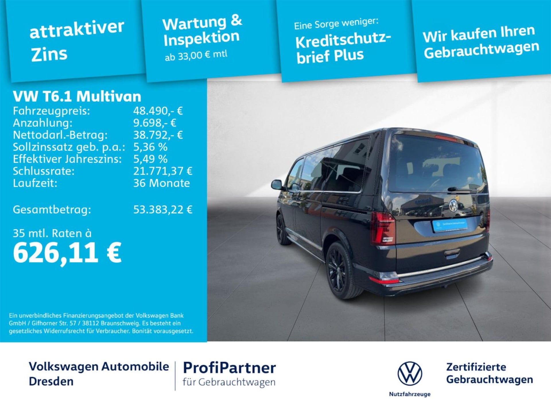 Volkswagen T6.1 Multivan Comfortline