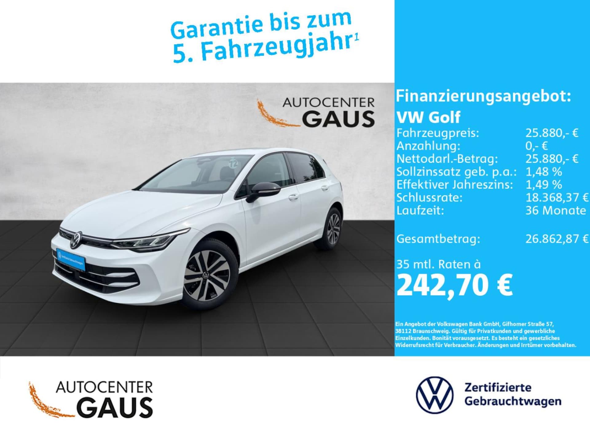 Volkswagen Golf ENERGY