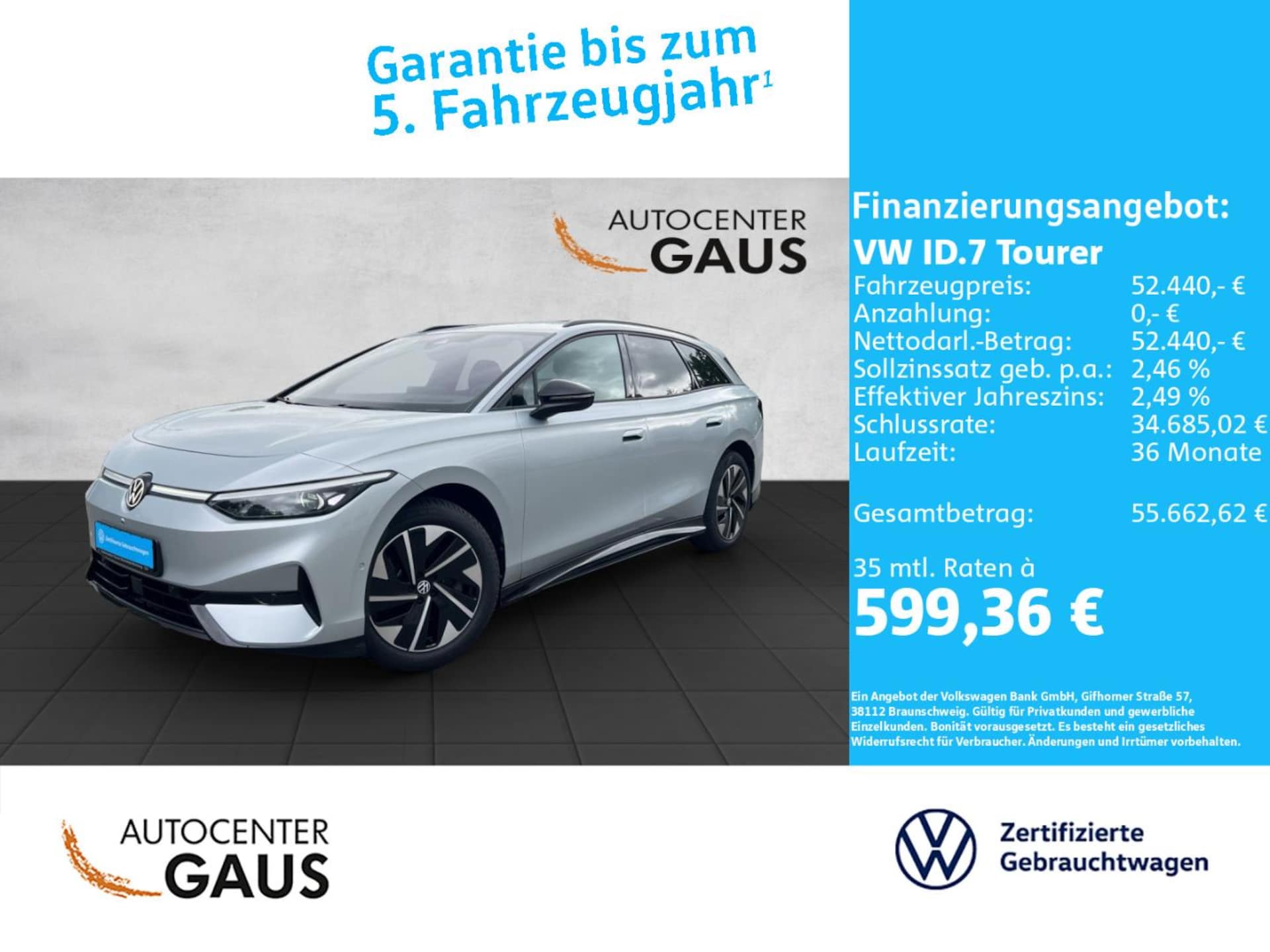 Volkswagen ID.7 Tourer Pro