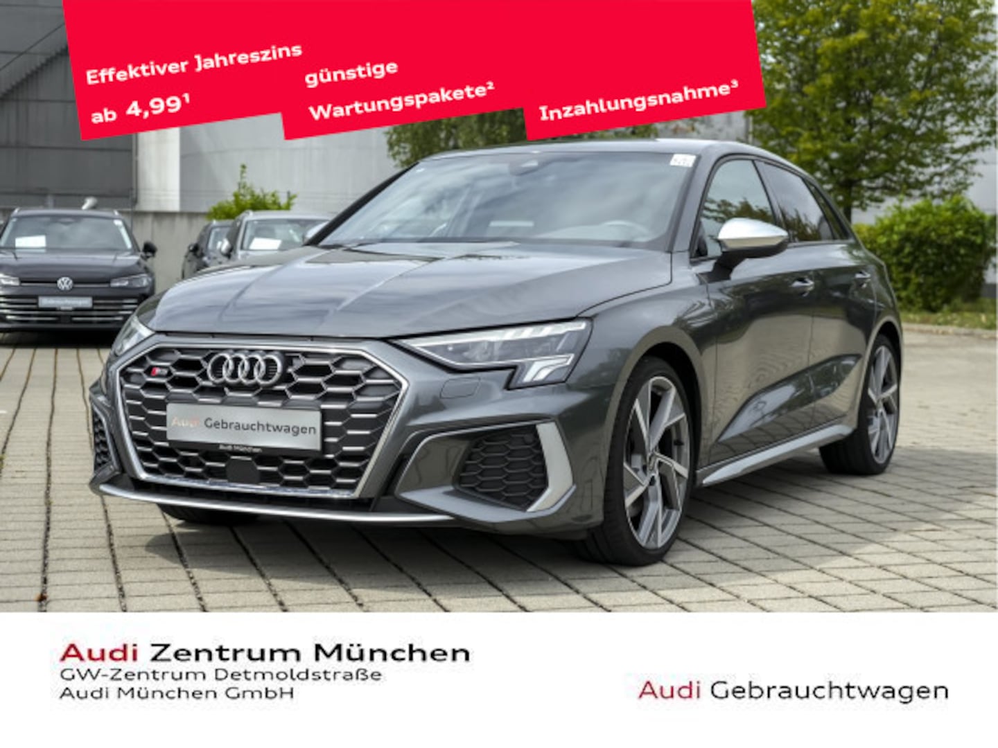 Bild über Audi S3 Sportback TFSI quattro S tronic - für weitere Informationen kontaktieren Sie den Audi Partner