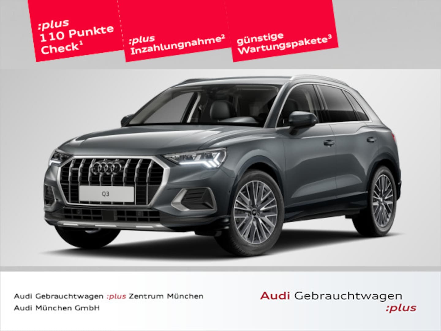 Bild über Audi Q3 TFSI quattro 140 kW S tronic - für weitere Informationen kontaktieren Sie den Audi Partner