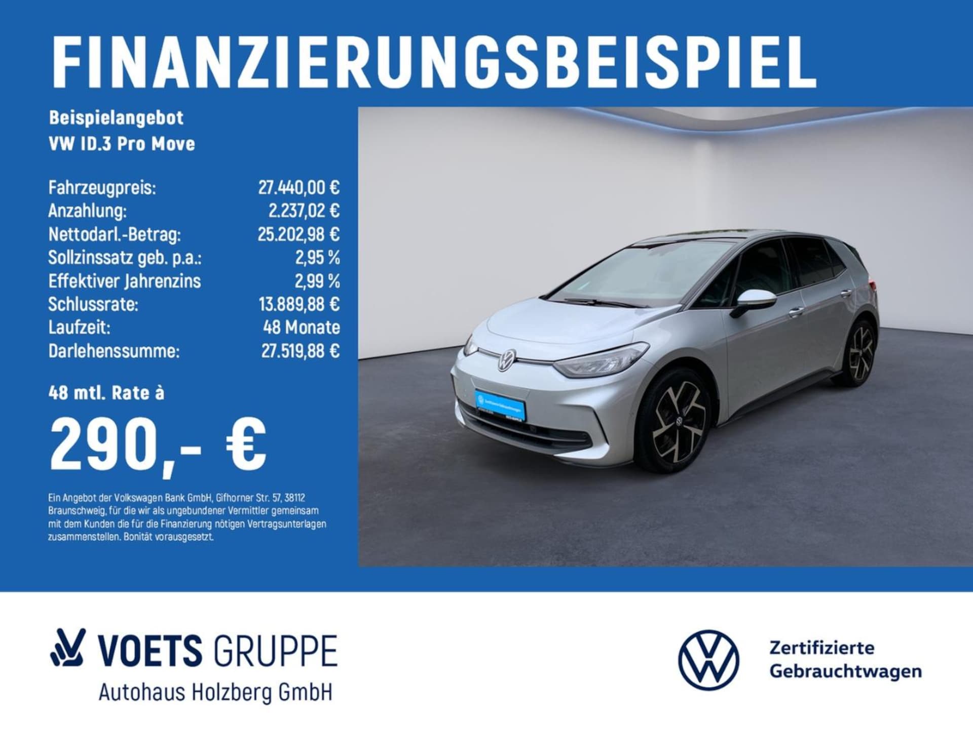 Volkswagen ID.3 — Volkswagen ID.3 ID.3 Pro Move ergoActive+ACC+RFK