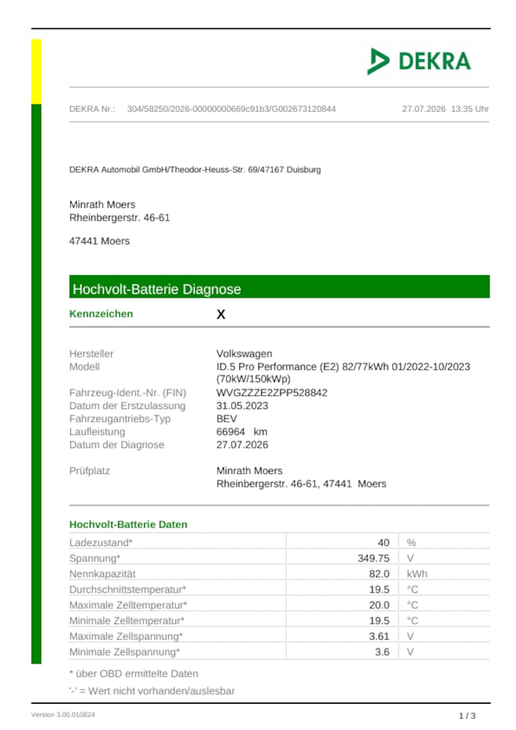Volkswagen ID.5 Pro Performance