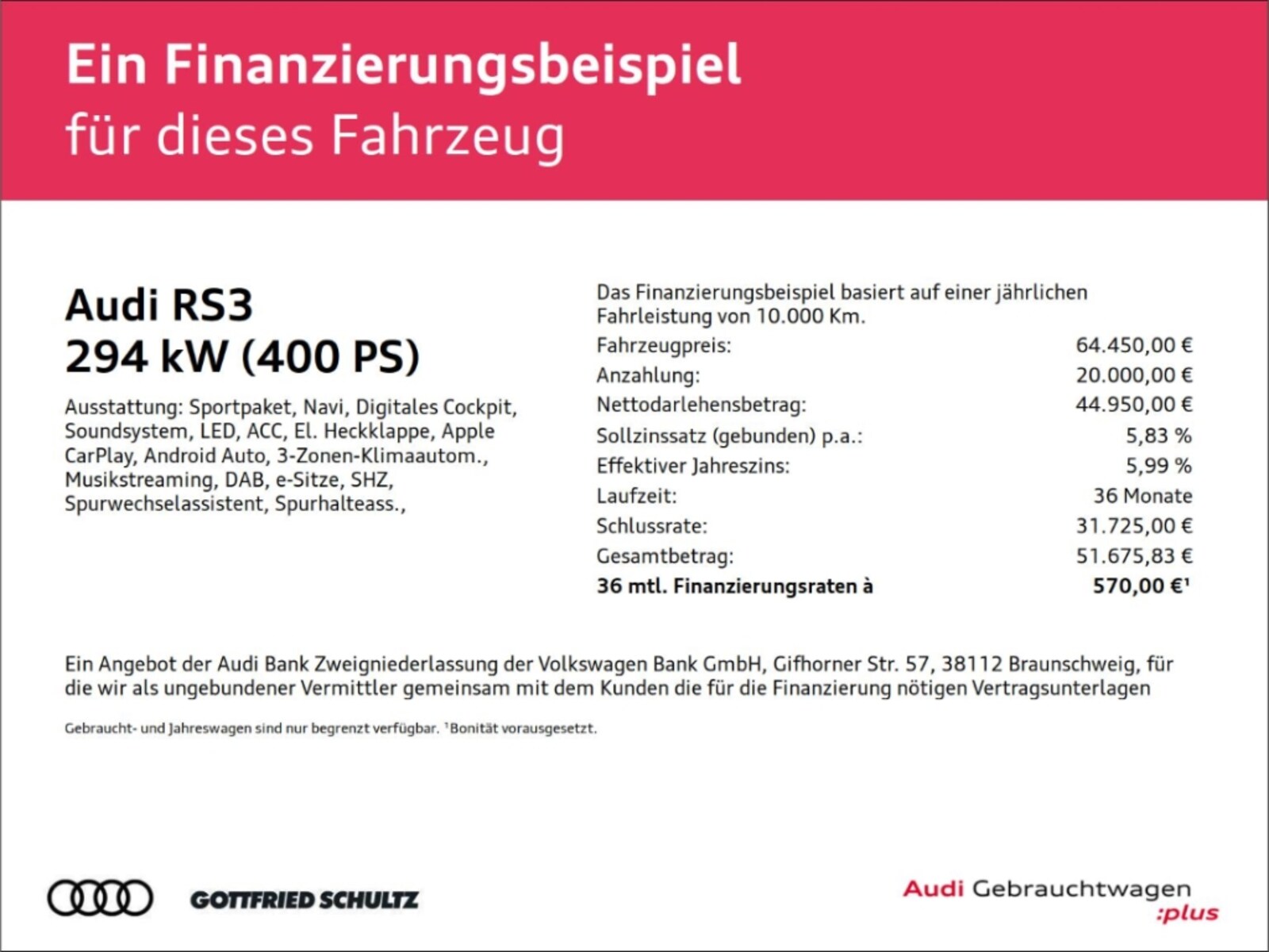 Audi RS 3 Sportback – Bild 2