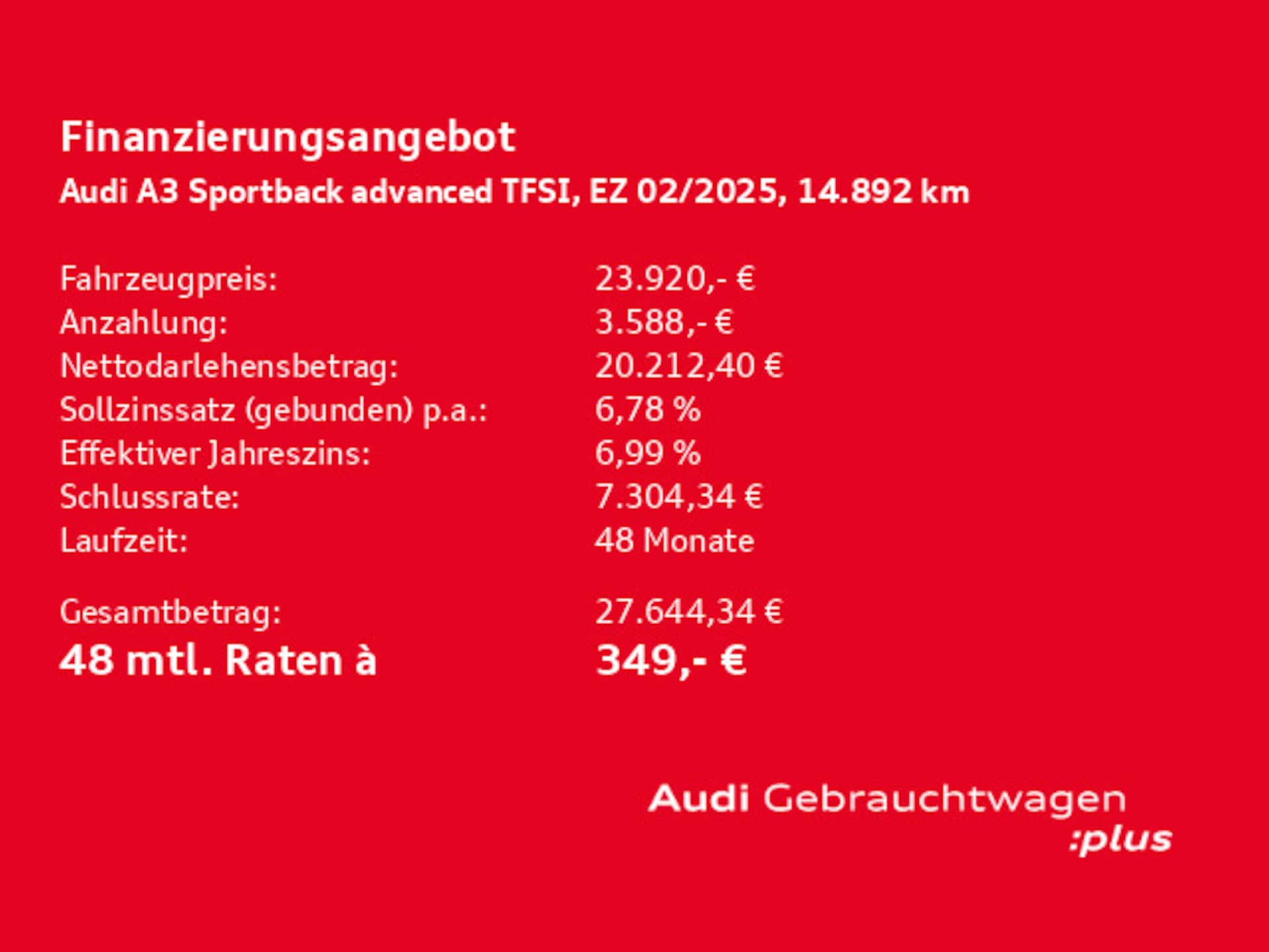Audi A3 Sportback Advanced