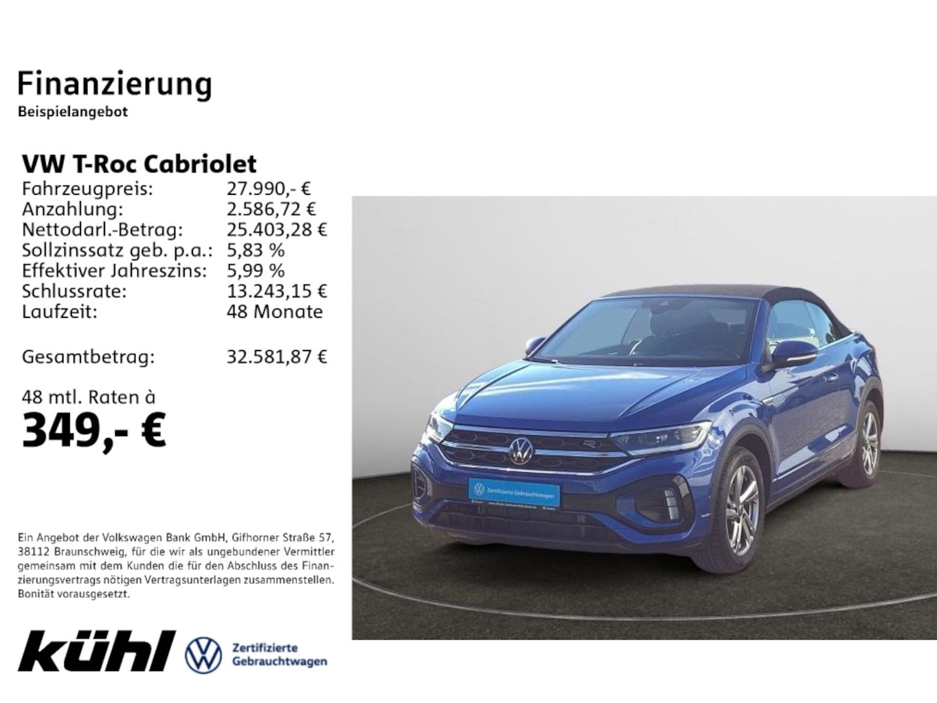 Volkswagen T-Roc Cabriolet 2023