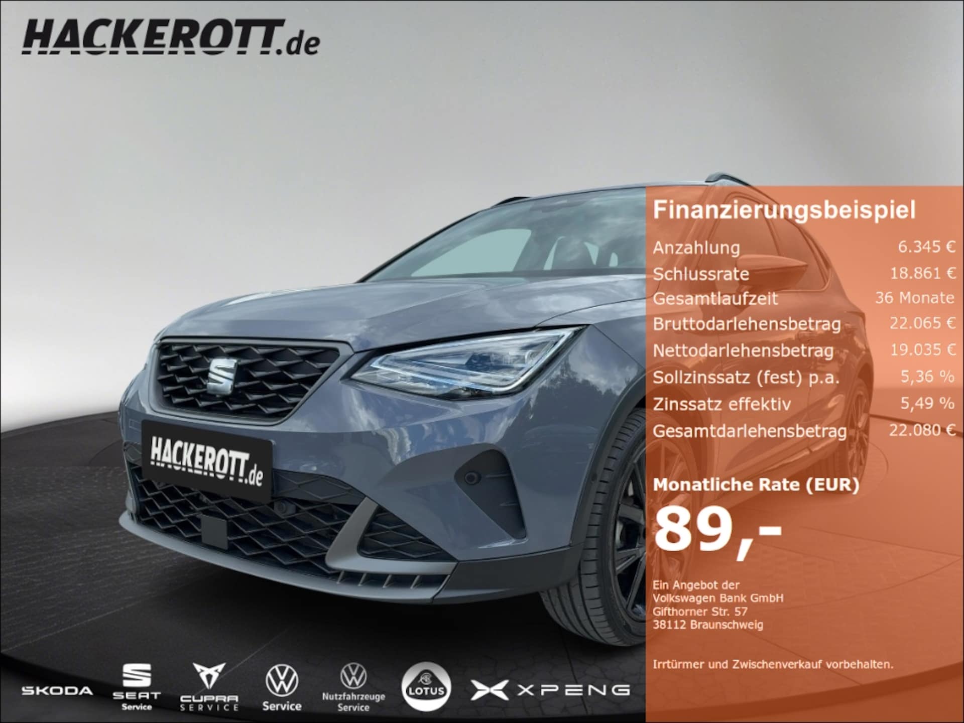 SEAT Arona FR