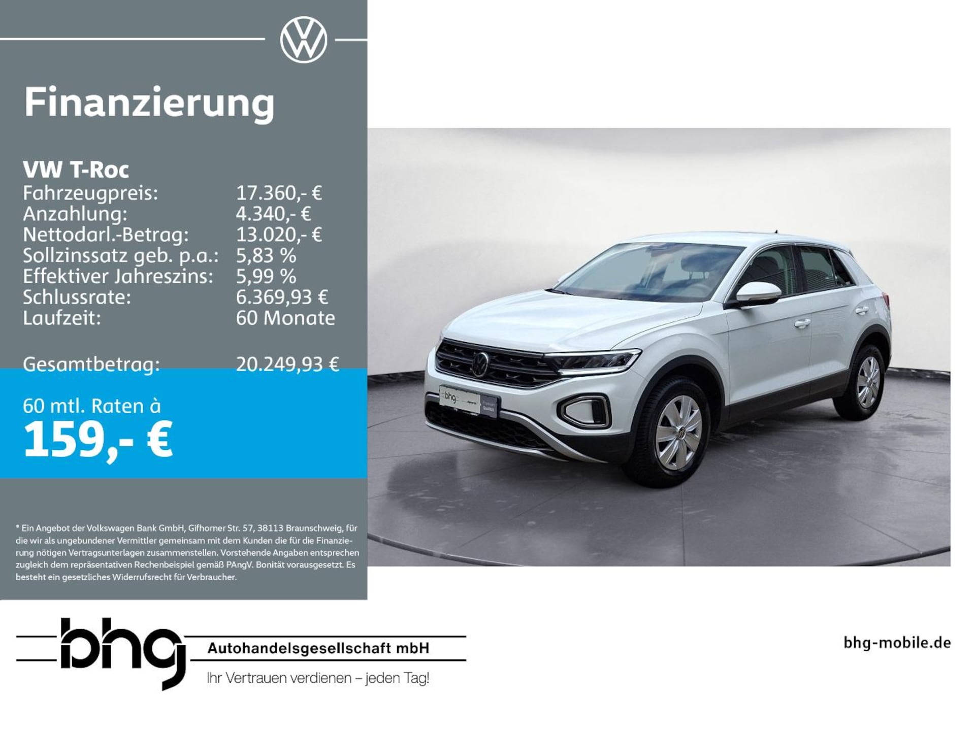 Volkswagen T-Roc Basis-Modell
