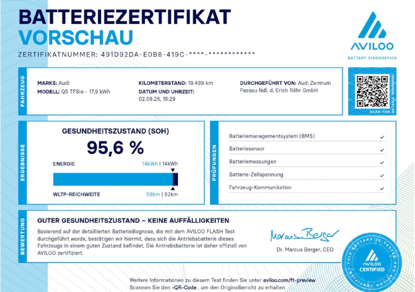 Bild über Audi Q5 TFSI e S line 50 TFSI e quattro S tronic - für weitere Informationen kontaktieren Sie den Audi Partner