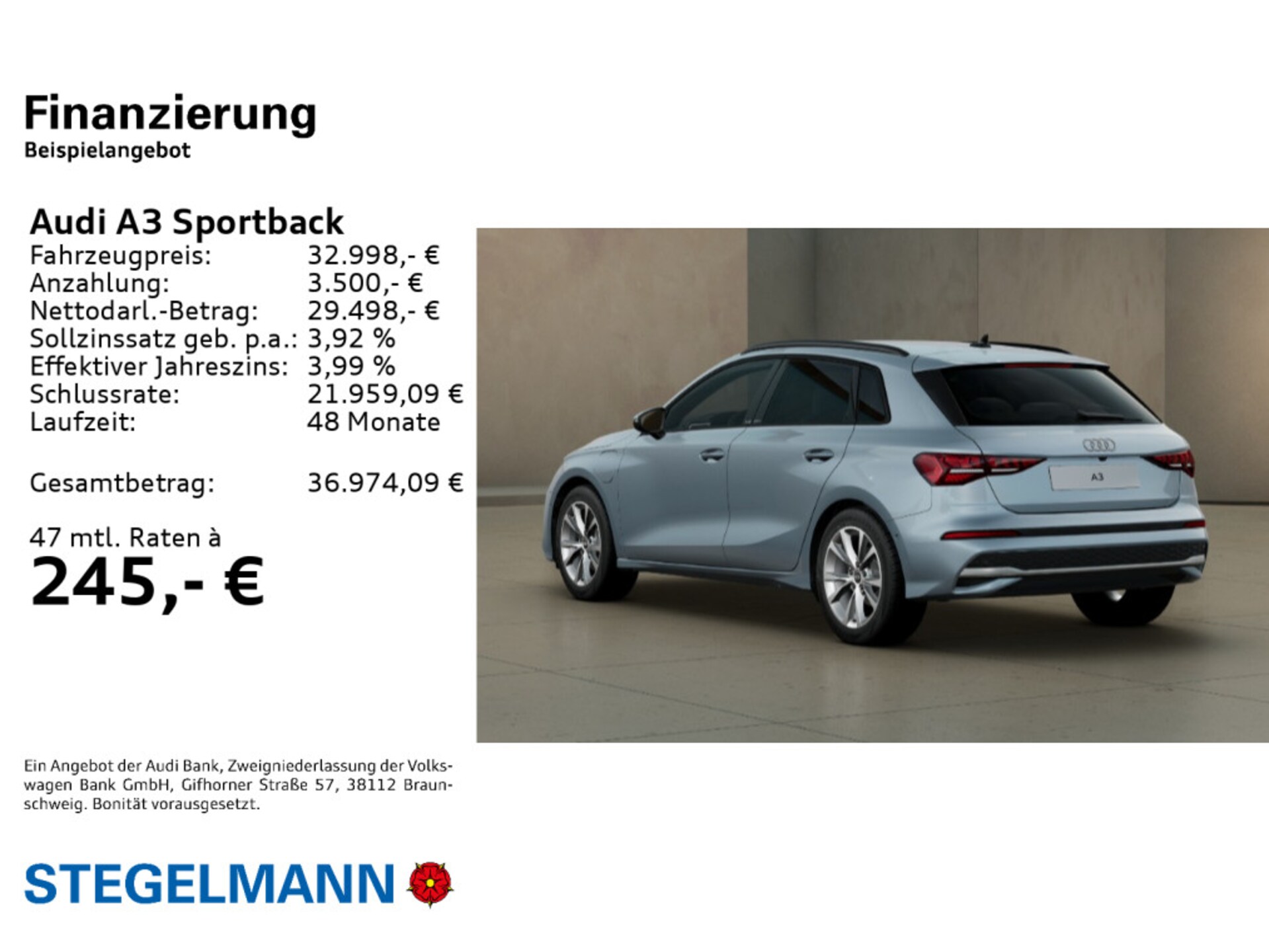 Audi A3 Sportback TFSI e