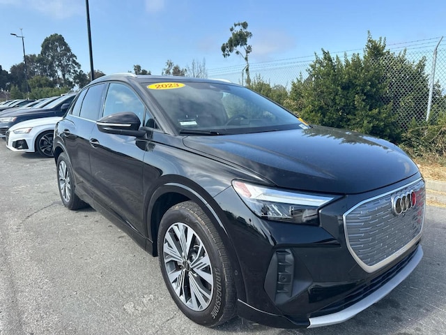 Used 2023 Audi Q4 e-tron Premium Plus with VIN WA1BCBFZ7PP070169 for sale in Palo Alto, CA