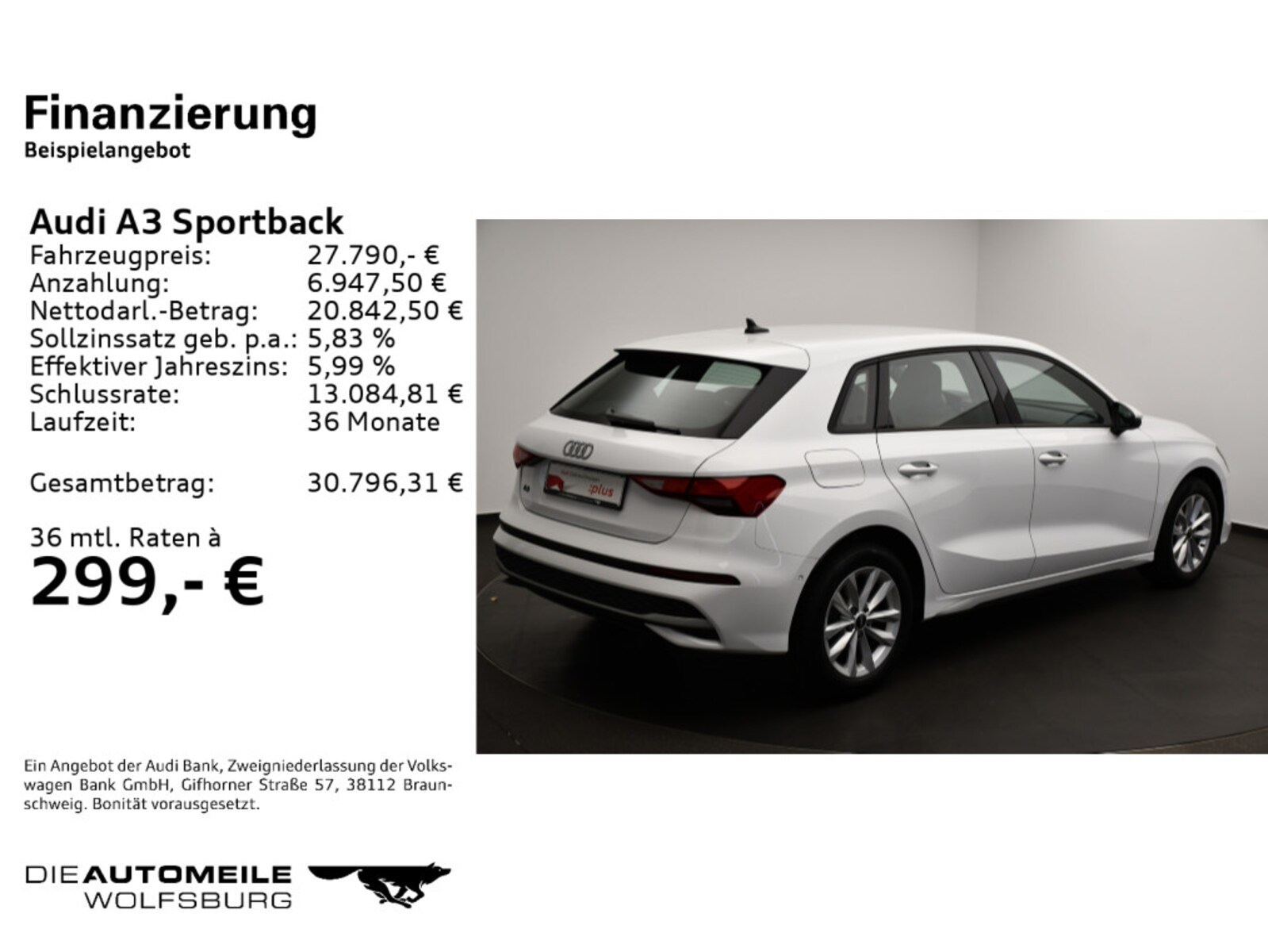 Audi A3 Sportback – Bild 2