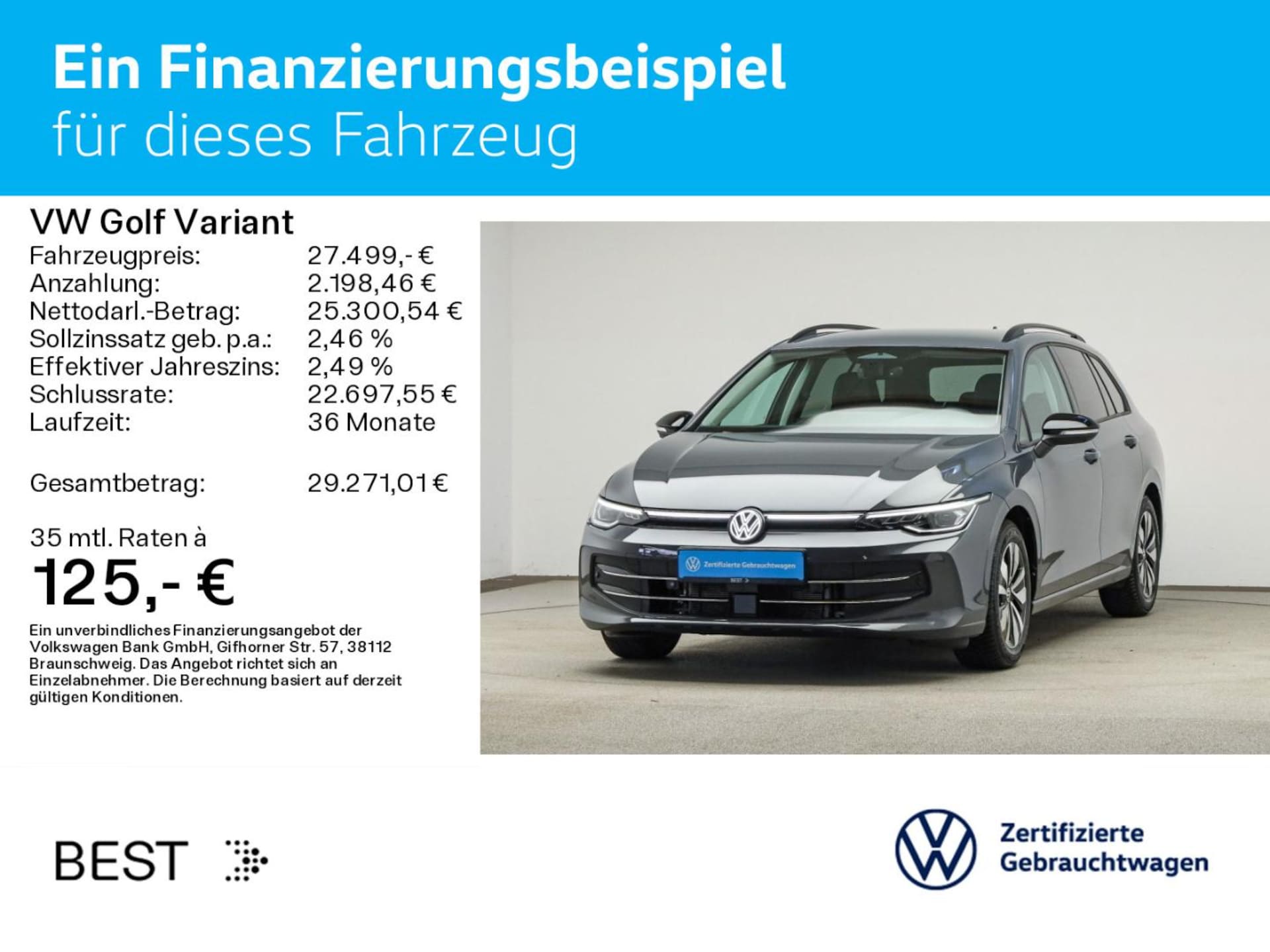 Volkswagen Golf Variant Goal