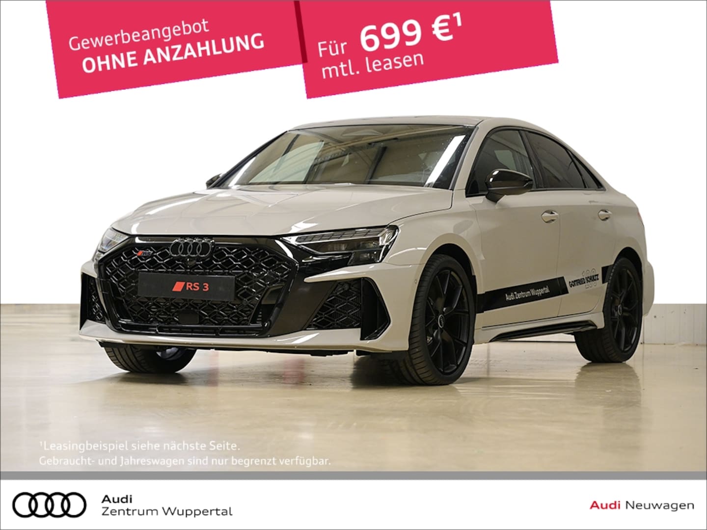 Bild über Audi RS 3 Limousine TFSI quattro 294 kW S tronic - für weitere Informationen kontaktieren Sie den Audi Partner